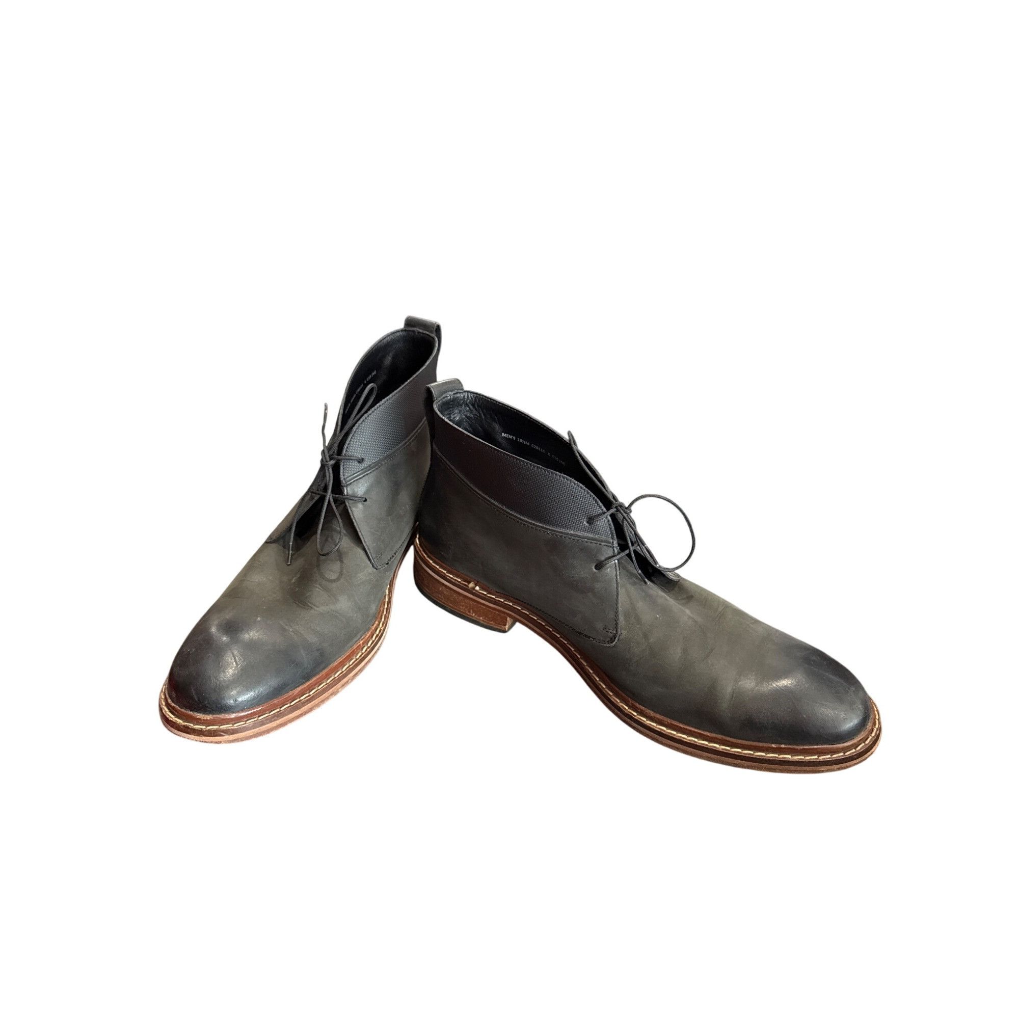 Cole Haan Cole Haan Mens Green Leather Chukka Boots Size 10.5M SKU8118 Size US 10.5 / EU 43-44 - 1 Thumbnail