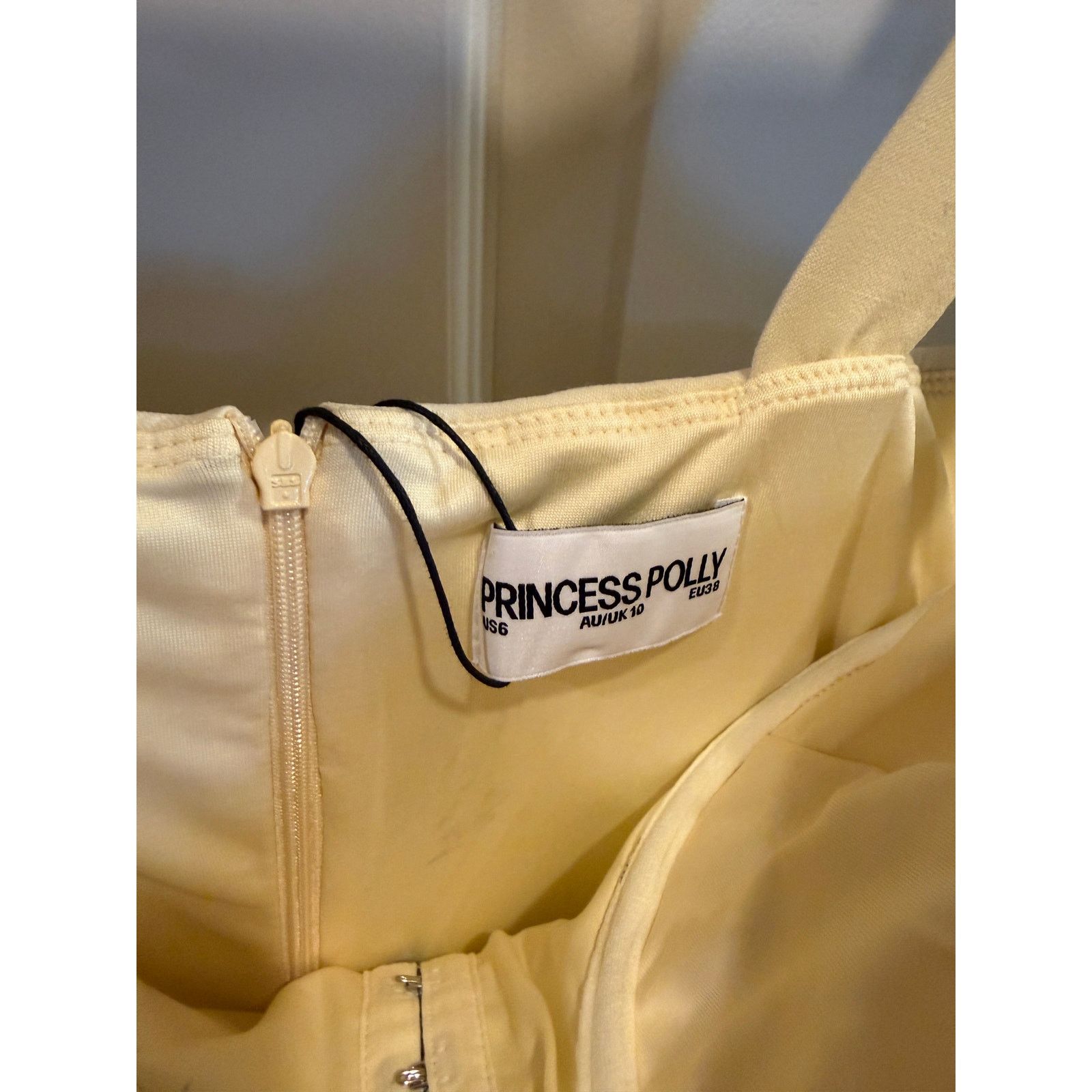PRINCESS POLLY Princess Polly-Estrello Corset Mini Dress -Cream- size 6-NWT Size M / US 6-8 / IT 42-44 - 8 Thumbnail