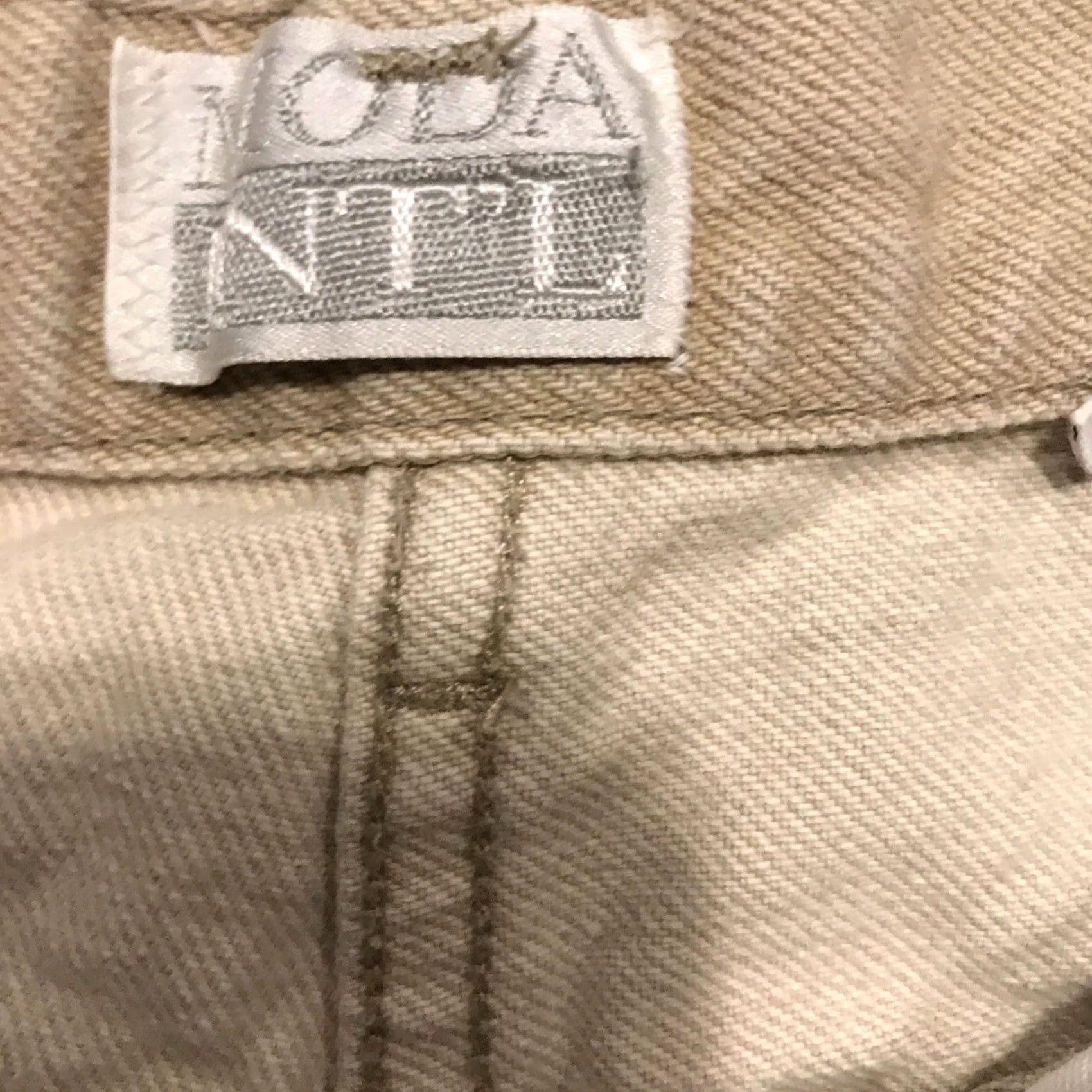 Vintage VINTAGE Moda International The London Jeans Jeans Beige 4 25in 28in Women Straight B23 Mens Womens Girls Size 27" / US 4 / IT 40 - 2 Thumbnail