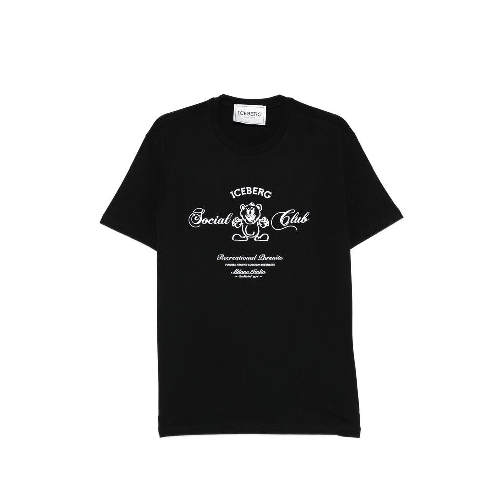 Iceberg Iceberg BLACK T-Shirts & Vests - T-Shirts Size US XXL / EU 58 / 5 - 1 Thumbnail