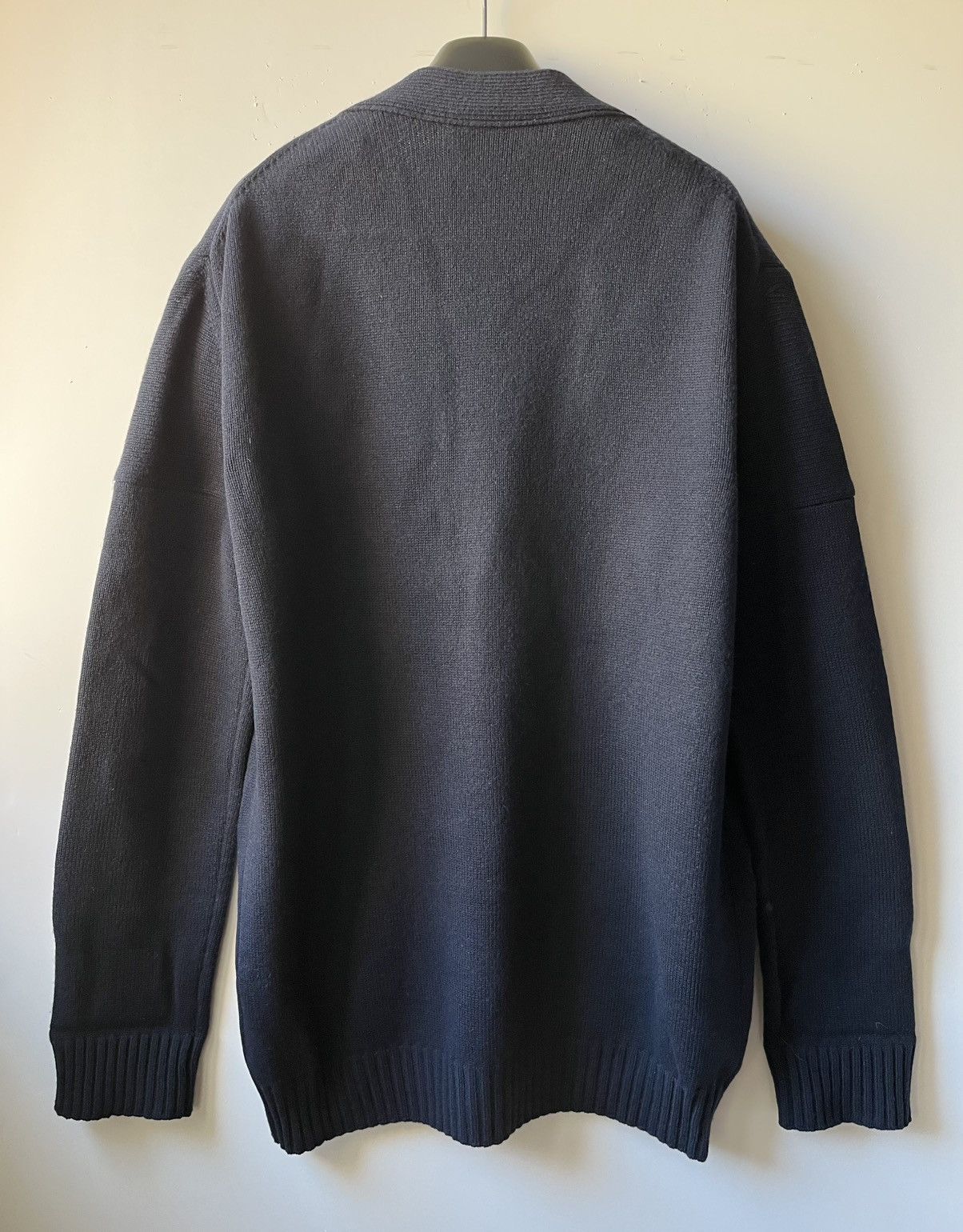 Calvin Klein 205W39NYC Calvin Klein by Raf Simons navy wool cashmere cardigan Size US S / EU 44-46 / 1 - 5 Thumbnail