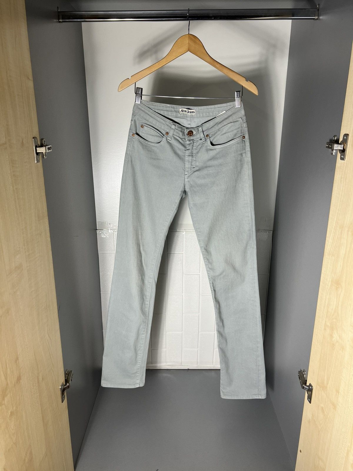 Acne Studios VINTAGE ACNE JEANS CASUAL ITALIAN DESIGNER DENIM RETRO Y2K Size 28" / US 6 / IT 42 - 2 Thumbnail