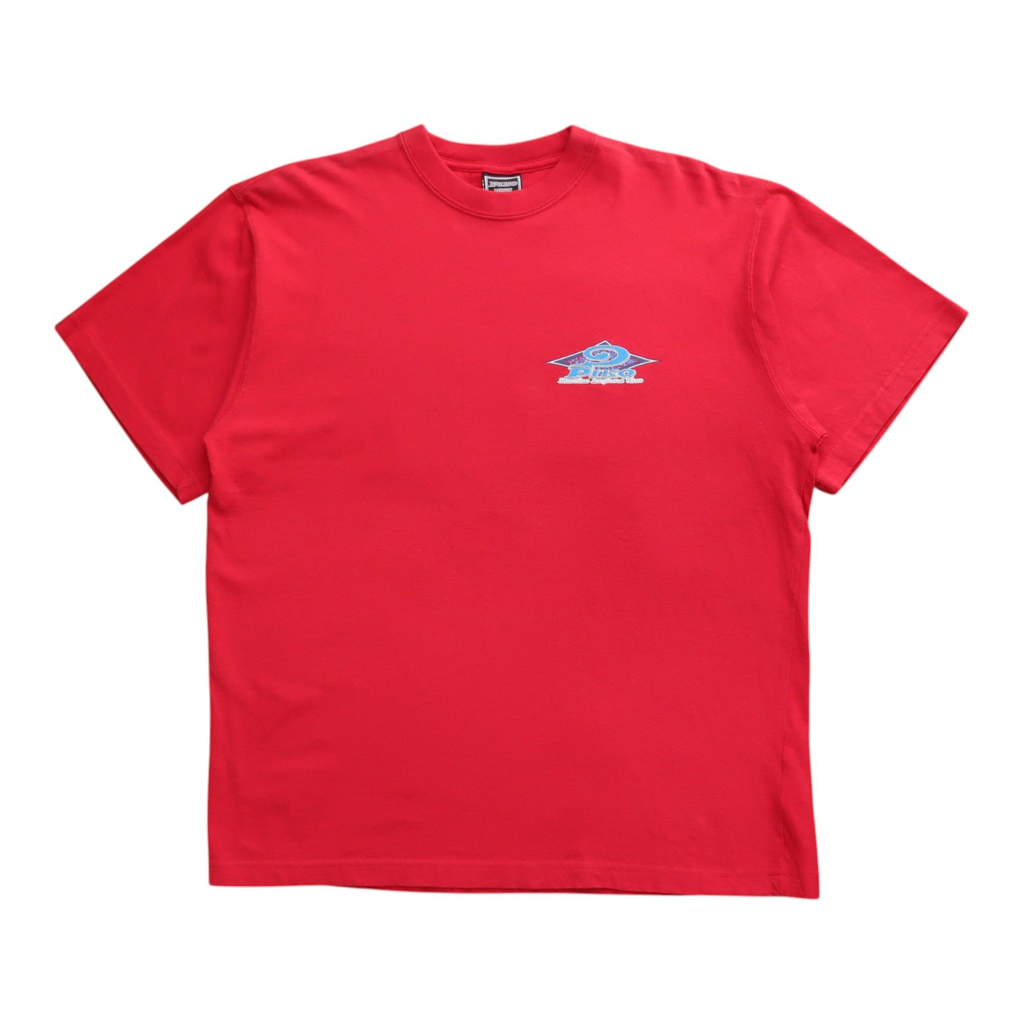 Japanese Brand 2000s Sun Surf by Piko Surf Red White T-Shirt Size US M / EU 48-50 / 2 - 1 Thumbnail