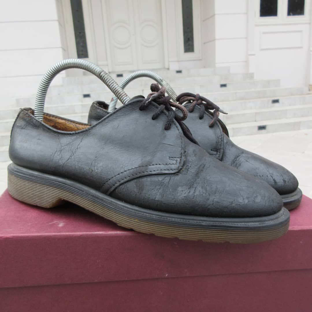 Dr. Martens × Other UK × Vintage Vintage Dr Martens pw vintage Classic black leather 1461 3 Size US 7 / EU 40 - 4 Thumbnail