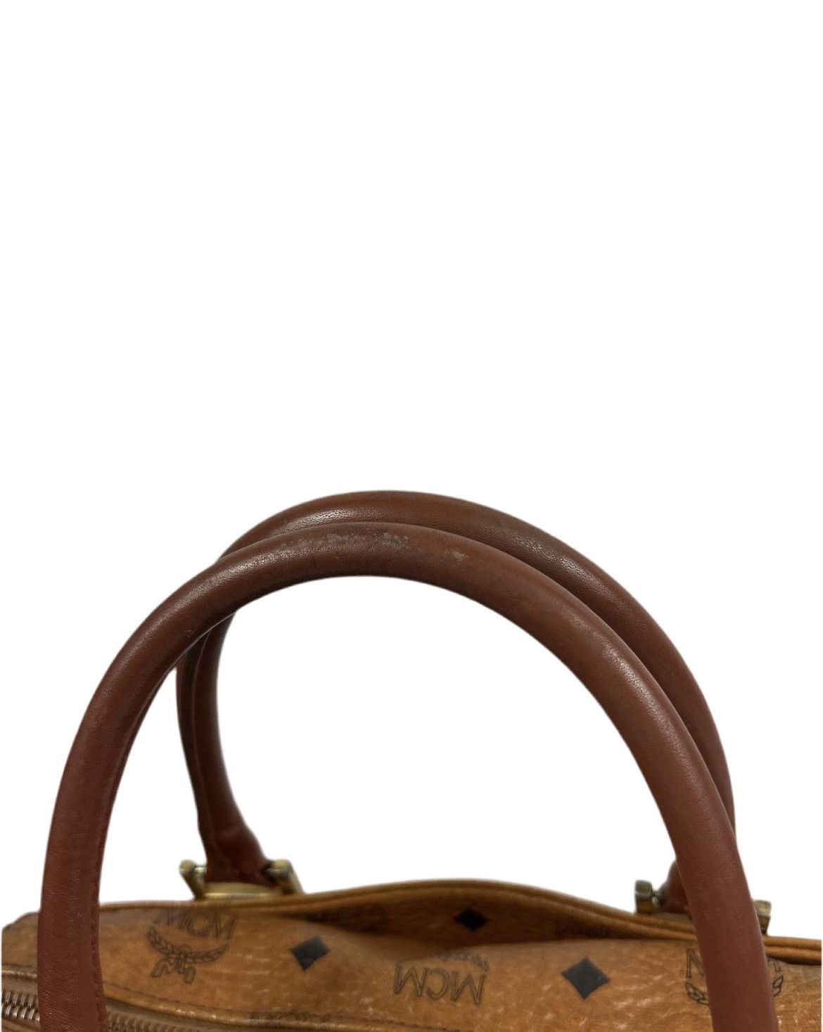 MCM MCM Cognac Leather Shoulder Bag Size ONE SIZE - 2 Thumbnail