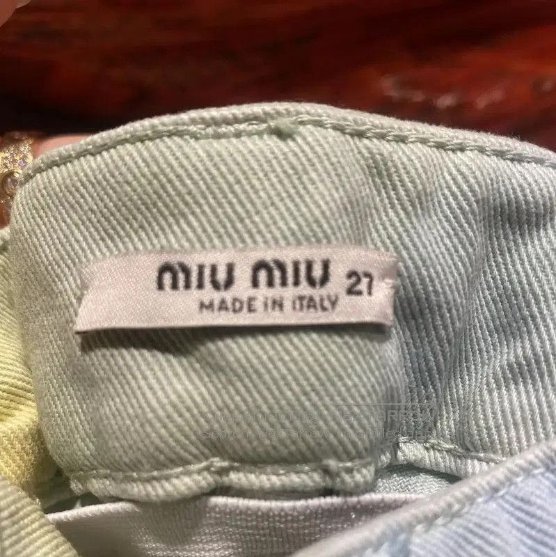 Miu Miu Miu Miu Colorful Cotton Summer Shorts . Size 23" - 3 Thumbnail