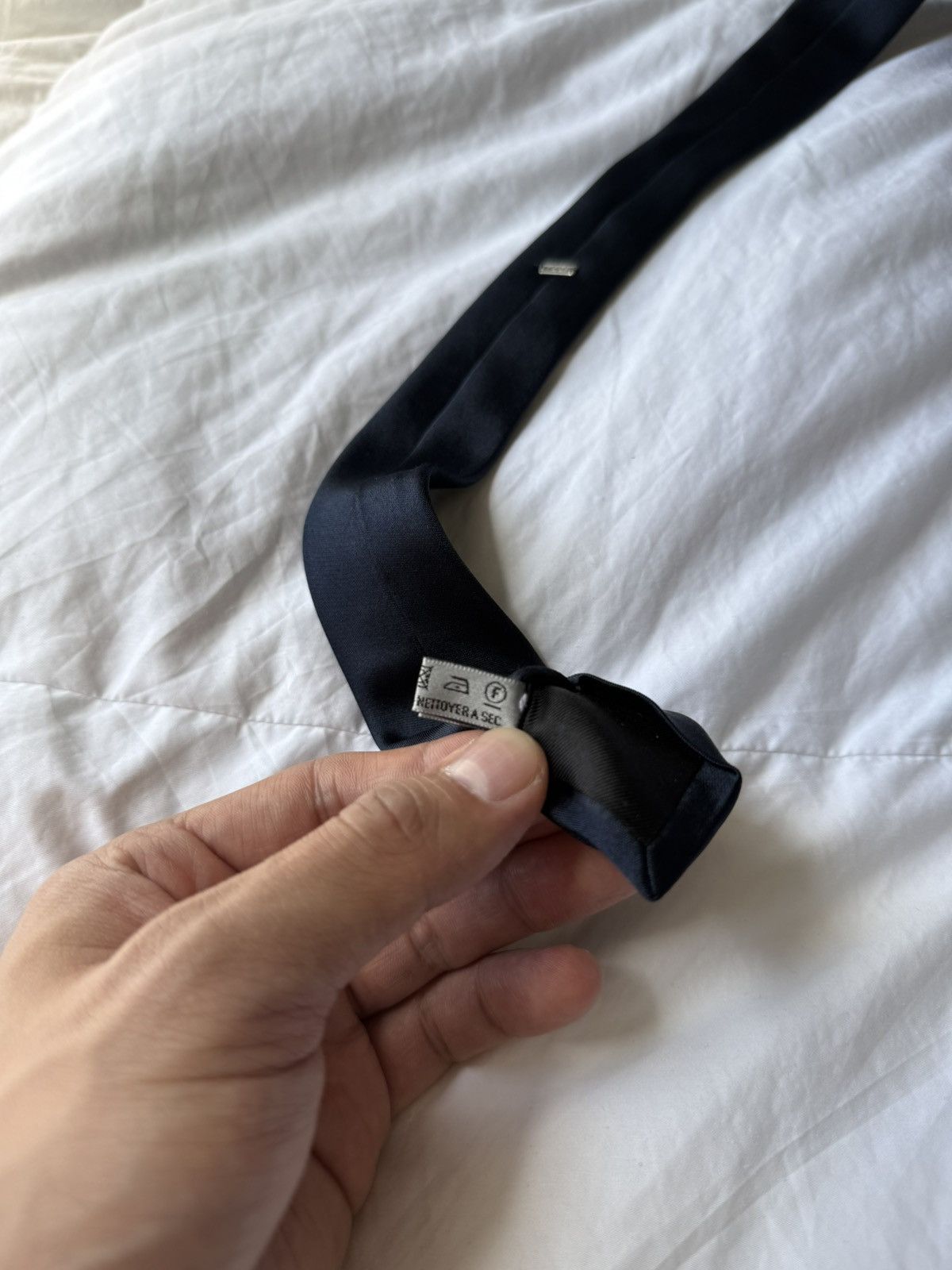 Dior Navy CD Icon Neck Tie Size ONE SIZE - 7 Thumbnail