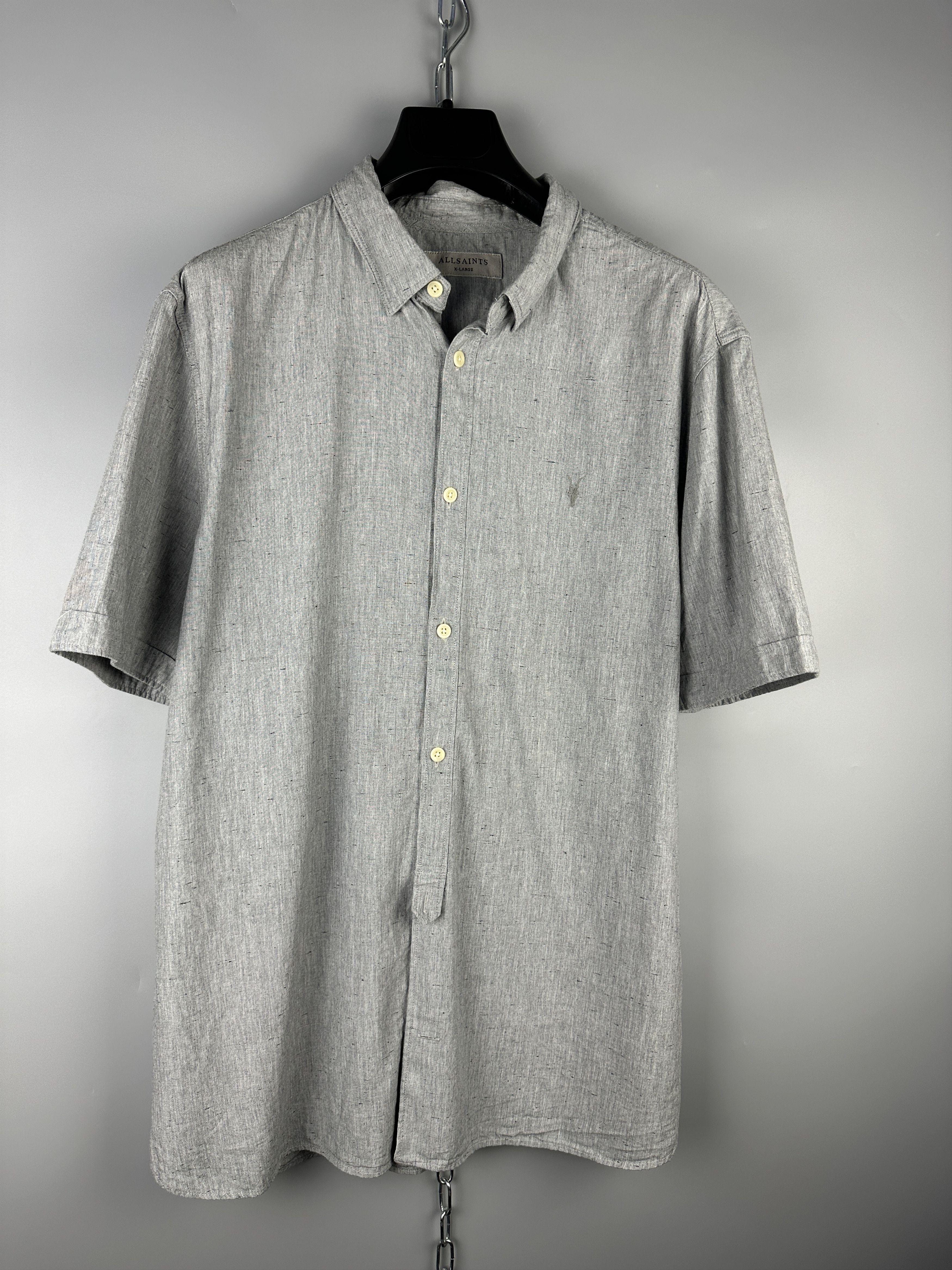 Allsaints Allsaints Button Up Short Sleeve Shirt Size US XL / EU 56 / 4 - 2 Thumbnail