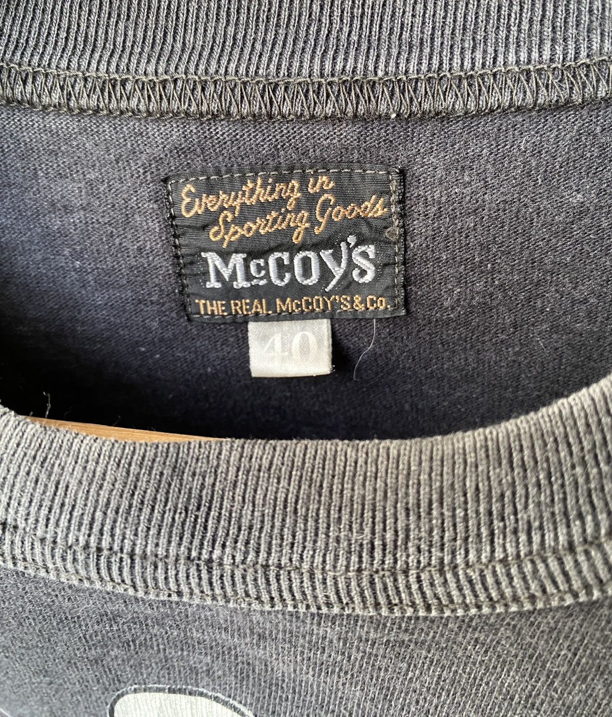 The Real McCoy's The Real Mccoys Para-Dice Air Bone Black Faded T Shirt Size US M / EU 48-50 / 2 - 6 Thumbnail