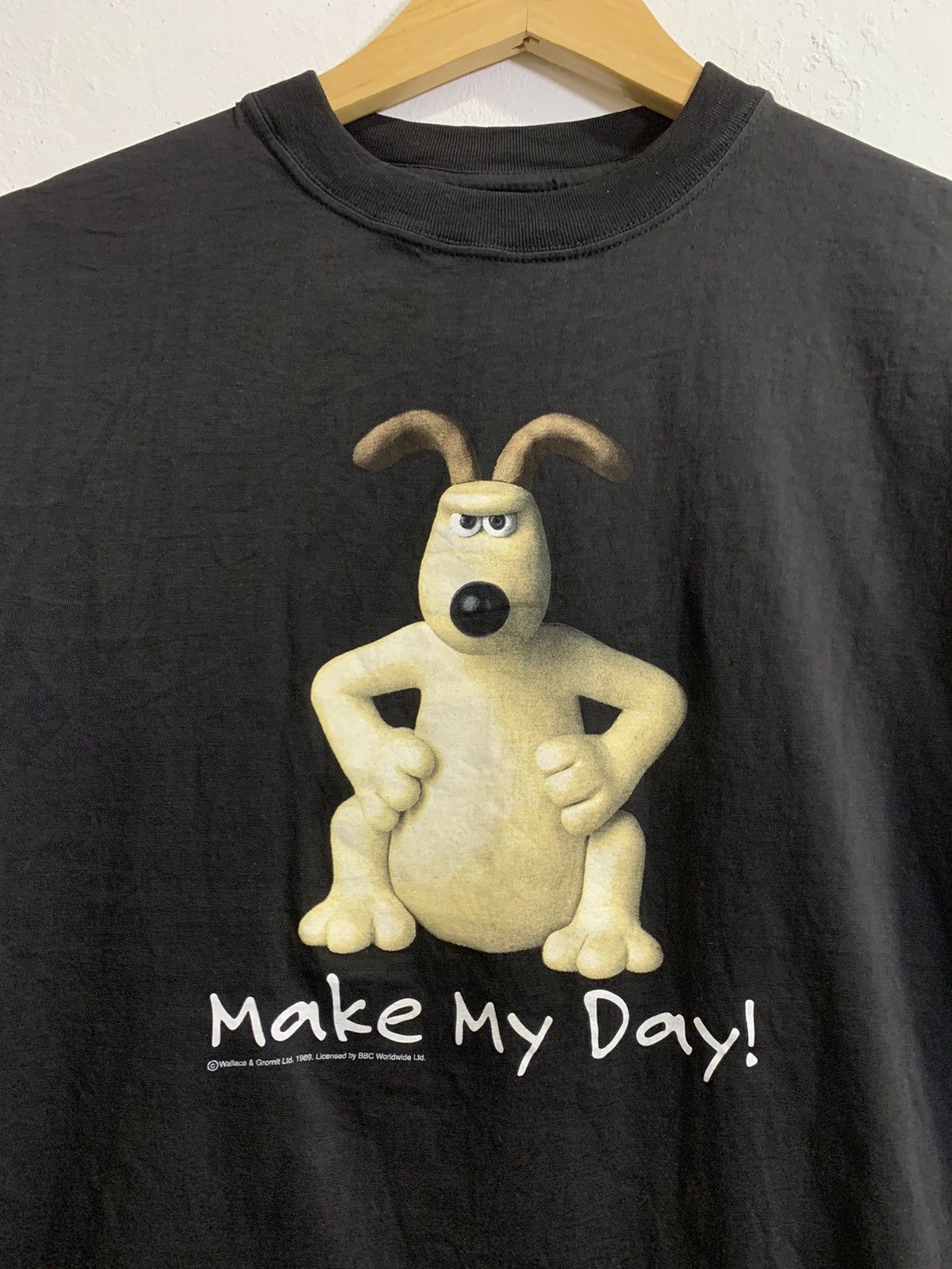 Cartoon Network × Vintage Vintage Wallace Make My Day Tshirt Size US M / EU 48-50 / 2 - 2 Thumbnail