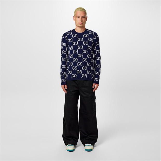 Gucci Gg Jacquard Jumper Size US XL / EU 56 / 4 - 4 Thumbnail
