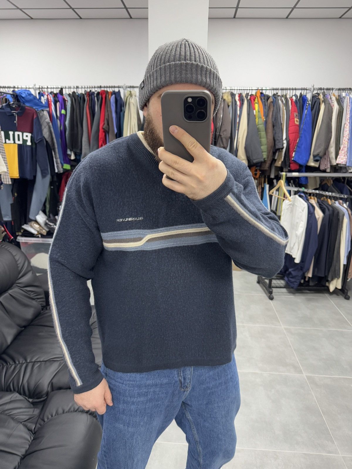 Quiksilver × Vintage Vintage Quiksilver Wool Sweater Size L Size US L / EU 52-54 / 3 - 2 Thumbnail