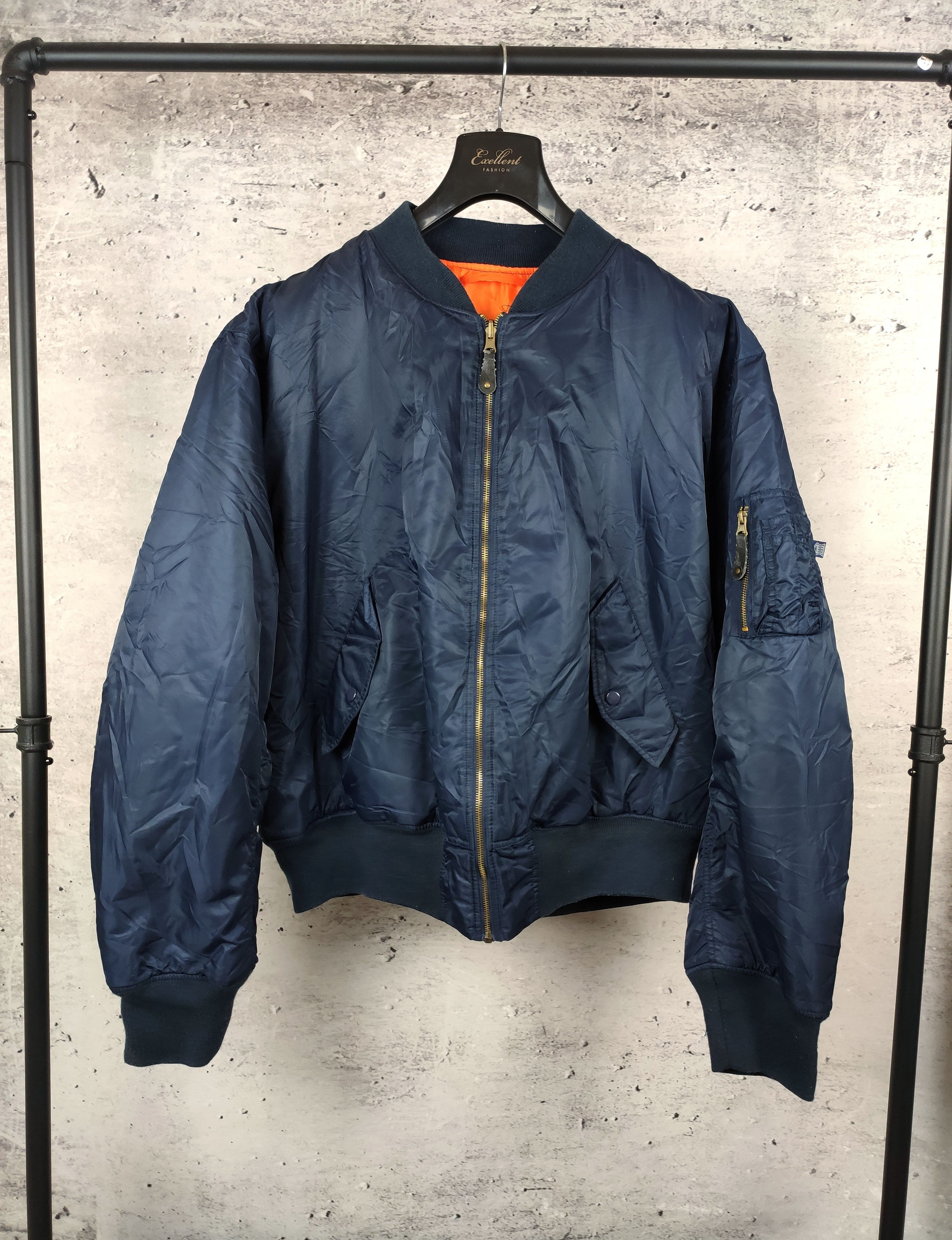 Vintage Vintage Knox Armory military bomber jacket us air force Size US XL / EU 56 / 4 - 1 Thumbnail