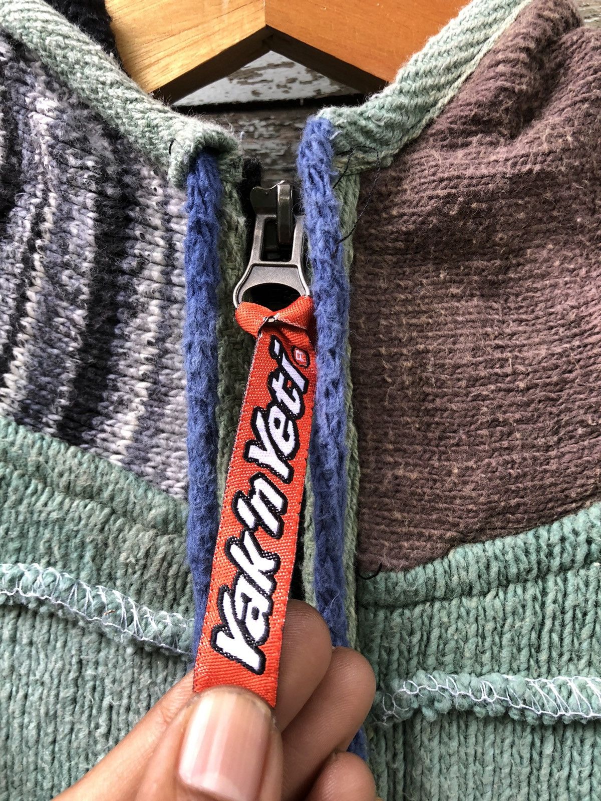Vintage Vintage Handmade Patchwork Yak’n Yeti Nepal Zipper Hoodies Size US L / EU 52-54 / 3 - 9 Thumbnail