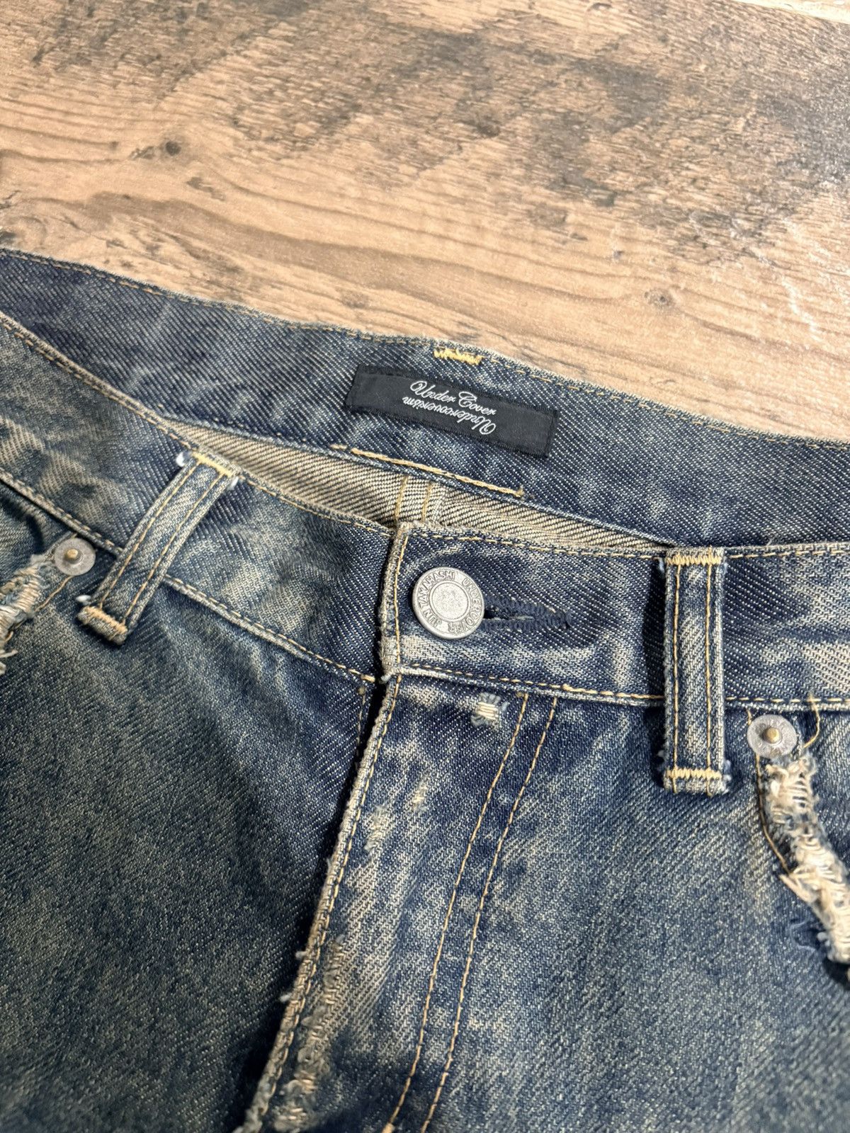 Undercover ss10 Undercover 68s “yellow yarns” Size US 27 - 3 Thumbnail