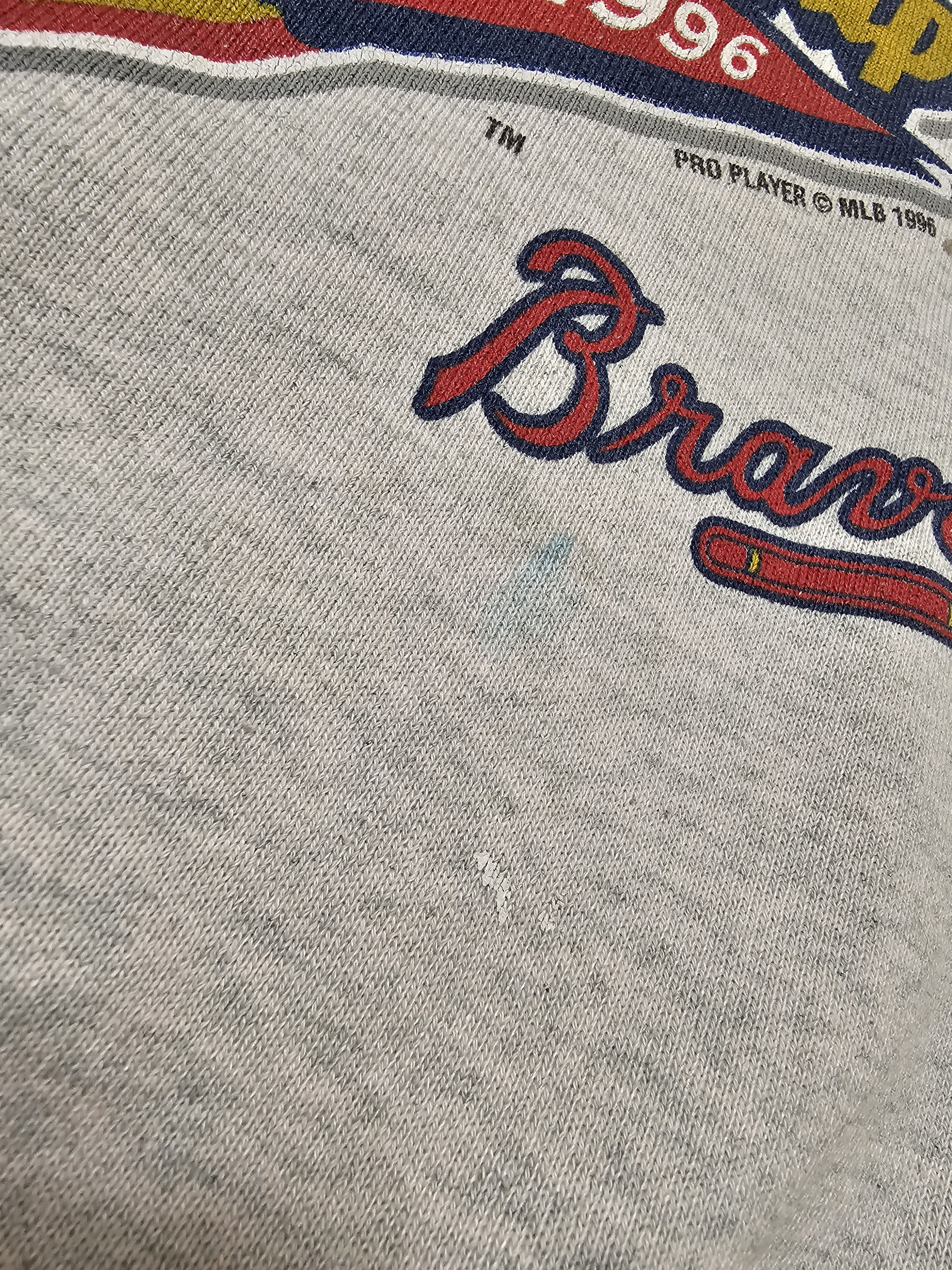 All Sport × Vintage ST.LOUIS CARDINALS 1996 ATLANTA BRAVES BASEBALL SWEATSHIRT Size US M / EU 48-50 / 2 - 7 Thumbnail