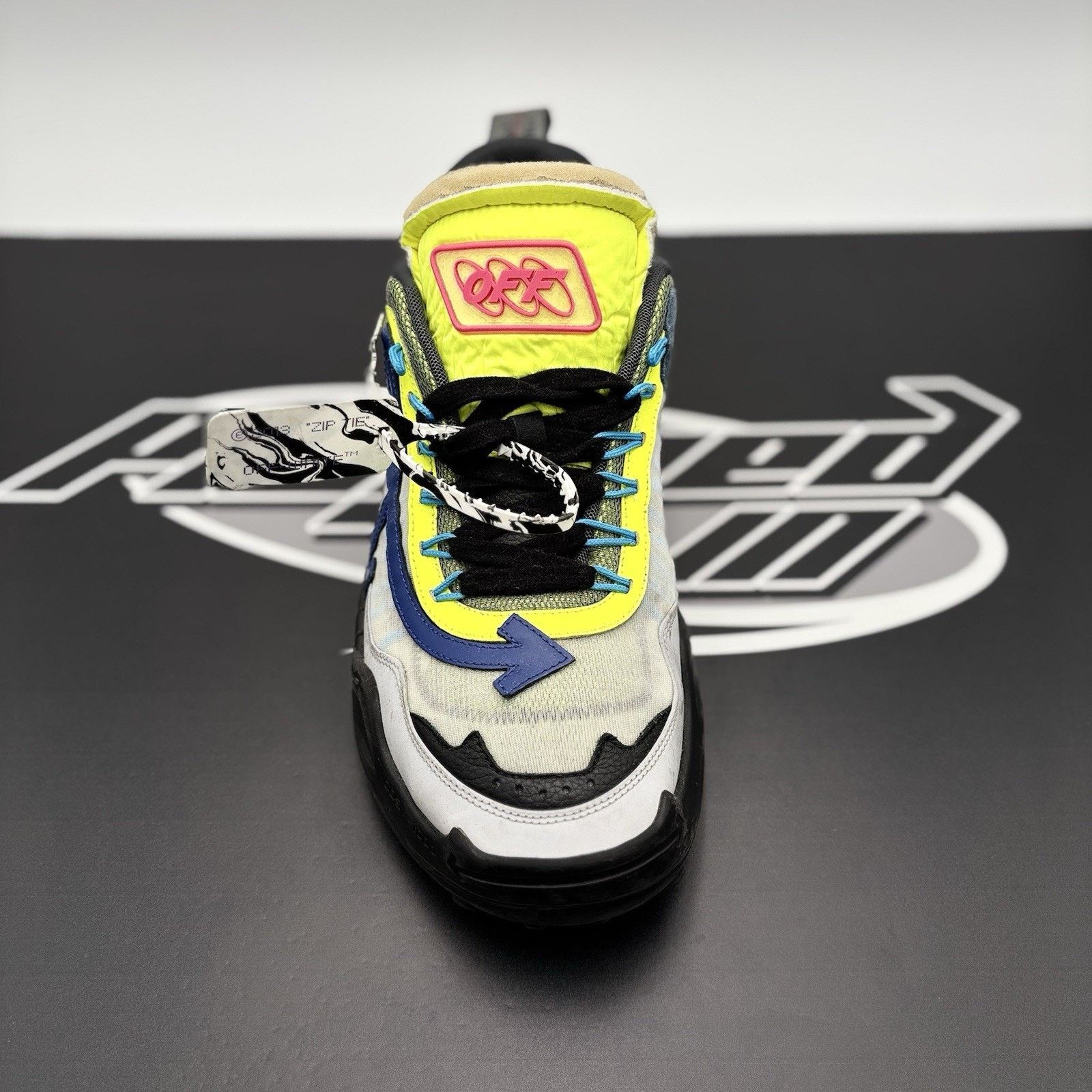 Off-White Off-White ODSY-1000 ' Grey Lime ' | GREAT CONDITION! Size US 11 / EU 44 - 5 Thumbnail