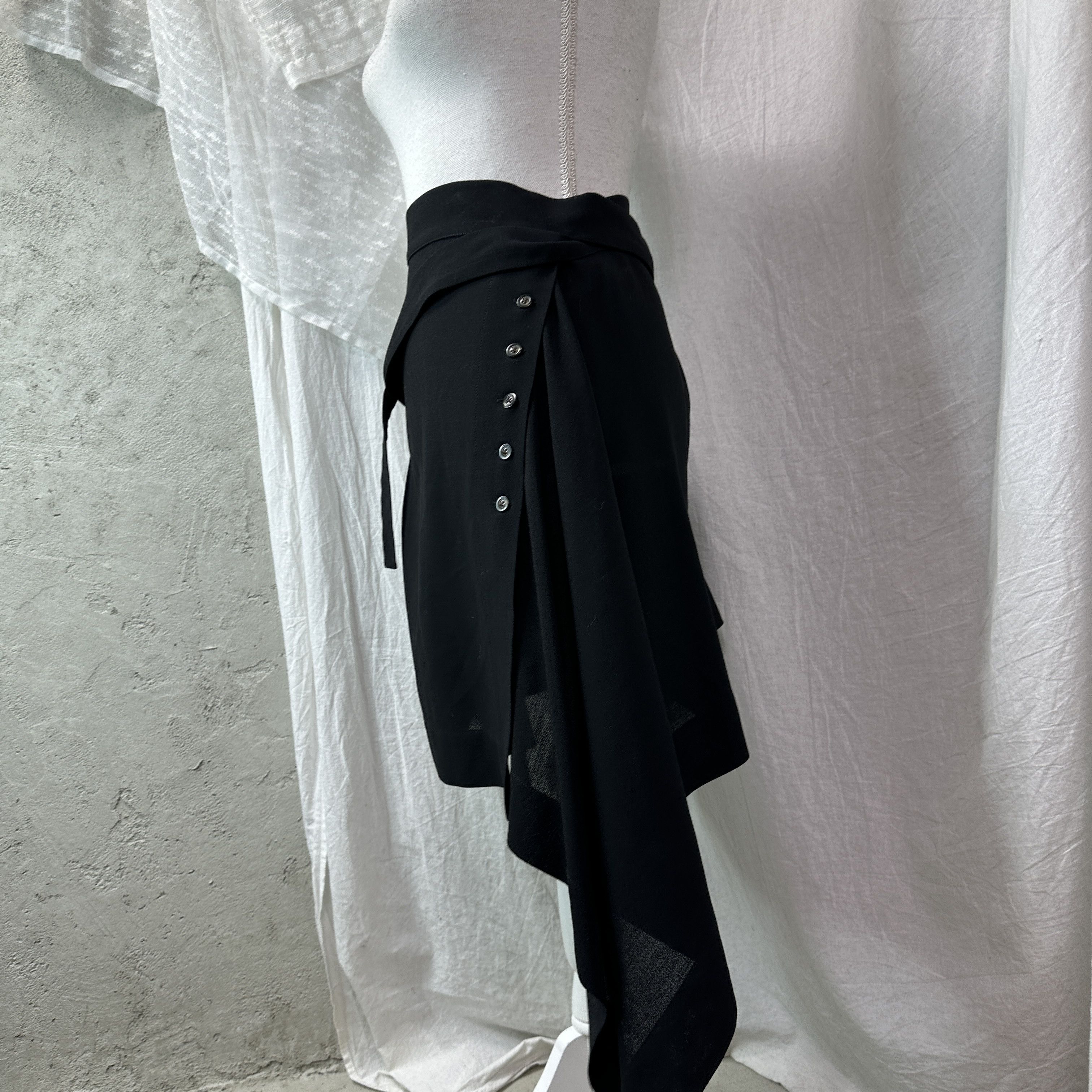 Rick Owens Vintage Grunge Assymetrical Rick Owens FW18 Sisyphus Top Y2K Size 25" / US 0 / IT 36 - 1 Thumbnail