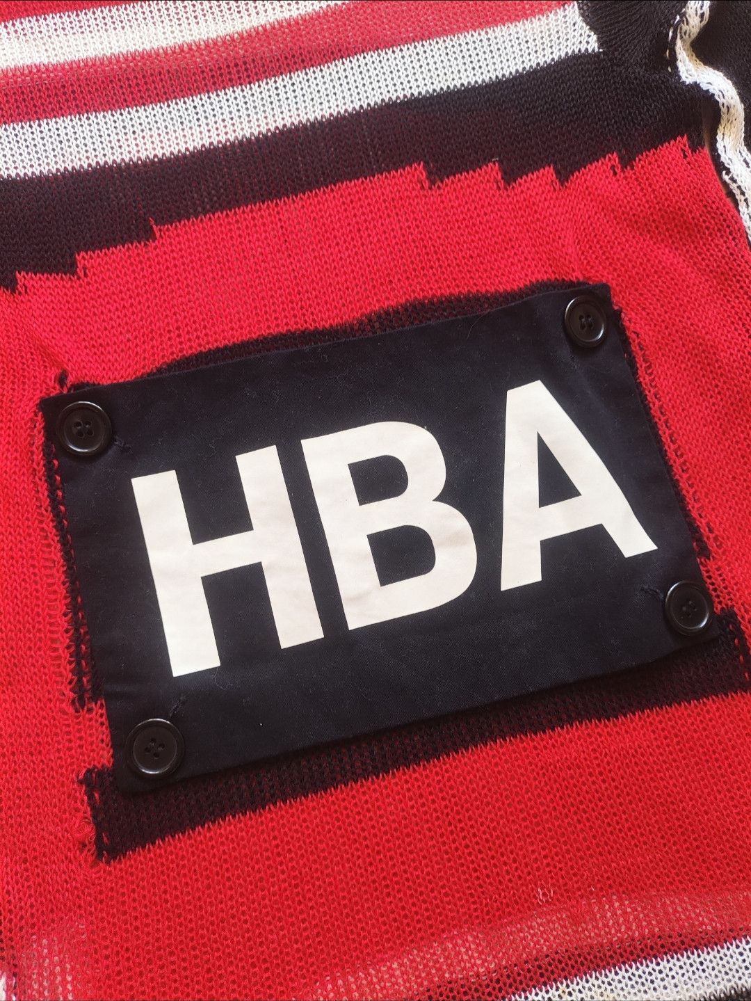 Hood By Air HBA FW15 Runway Red knit sweater Size US S / EU 44-46 / 1 - 3 Thumbnail