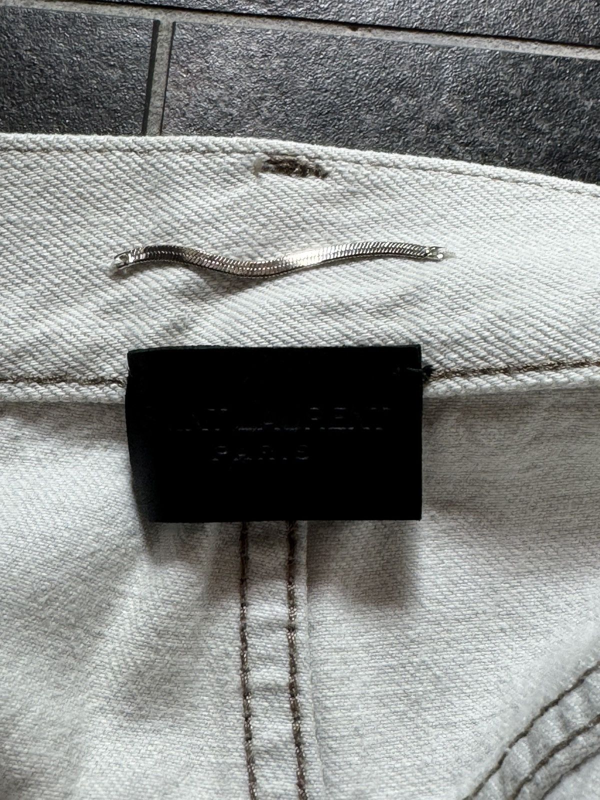 Saint Laurent Paris Saint Laurent Paris Cut Off Denim Shorts Size US 31 - 4 Thumbnail