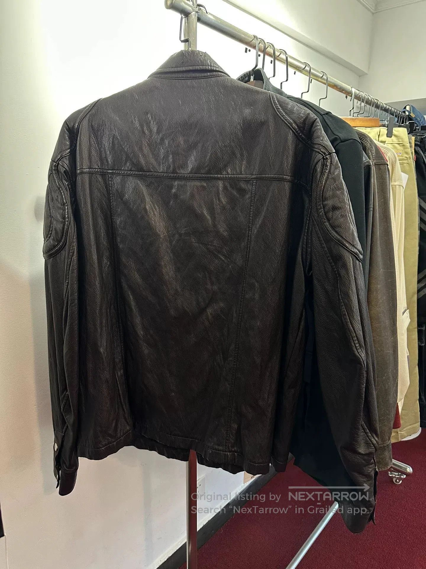 GmbH GMBH Runway Vintage Leather Jacket. Size US M / EU 48-50 / 2 - 7 Thumbnail