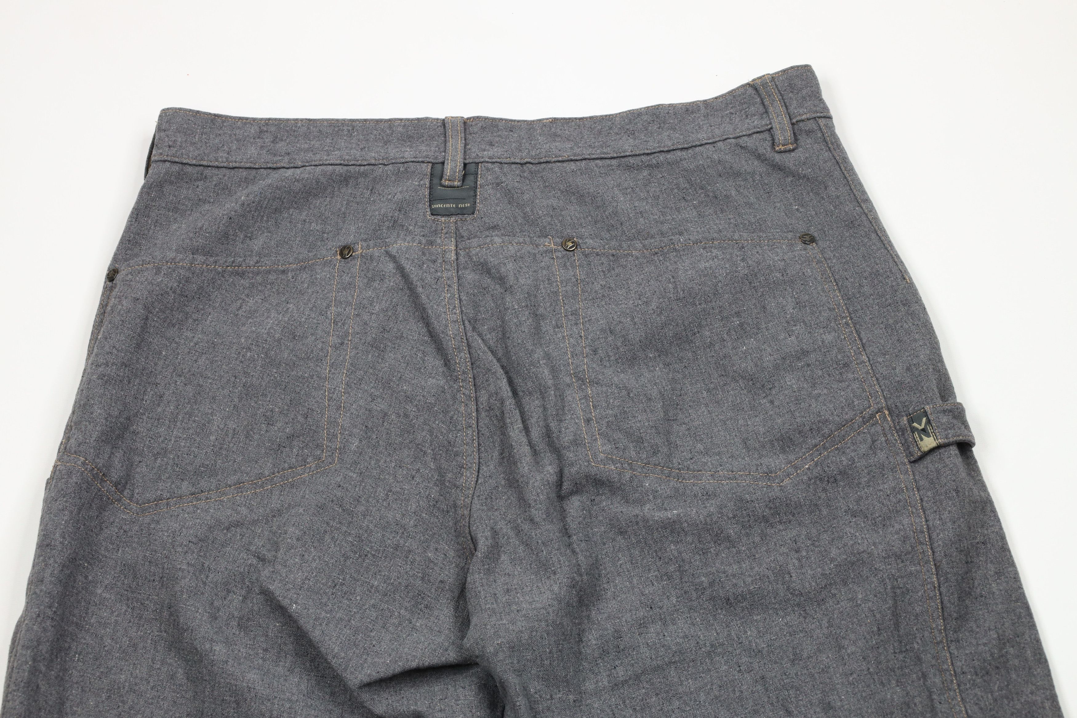 Vintage Vintage 90s Streetwear Baggy Fit Wide Leg Pants Gray Size US 36 / EU 52 - 10 Thumbnail