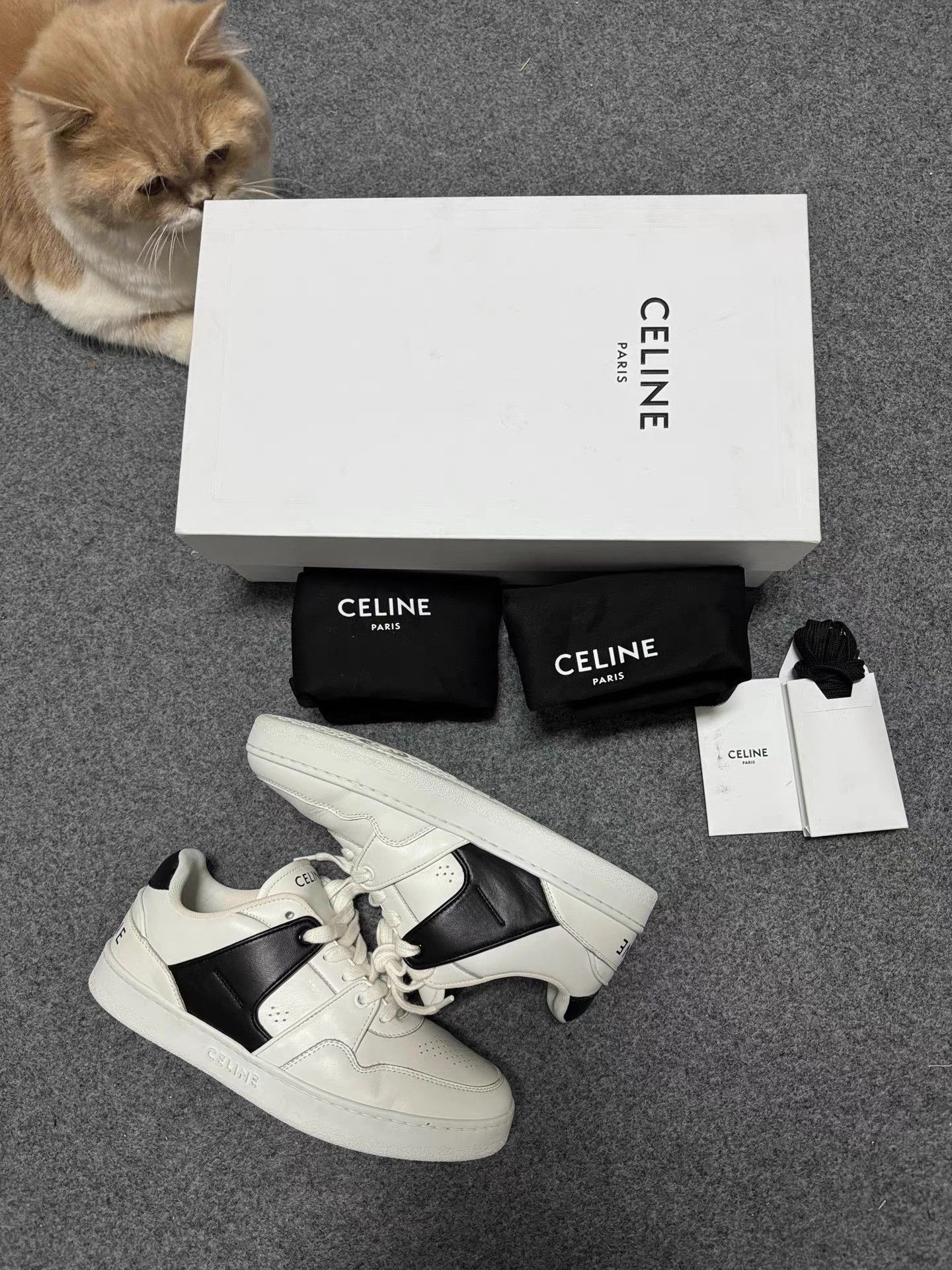 Celine Celine Panda Colorway Sneakers K6 Size US 8 / IT 38 - 9 Thumbnail