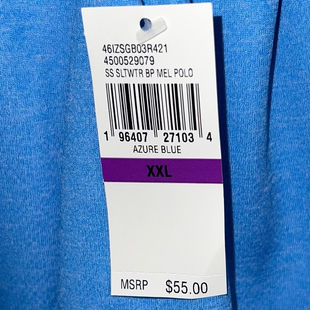 Izod Izod Saltwater Whitecrest Polo Shirt Size US XXL / EU 58 / 5 - 7 Thumbnail
