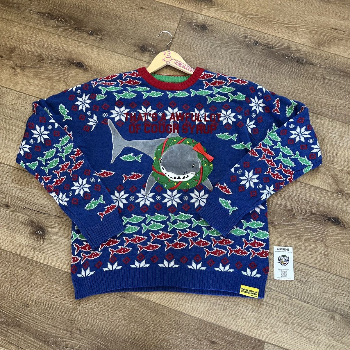 Awful Lot of Cough Syrup Awful lot of cough syrup Christmas sweater AUTHENTIC SAMPLE* Size US L / EU 52-54 / 3 - 1 Thumbnail