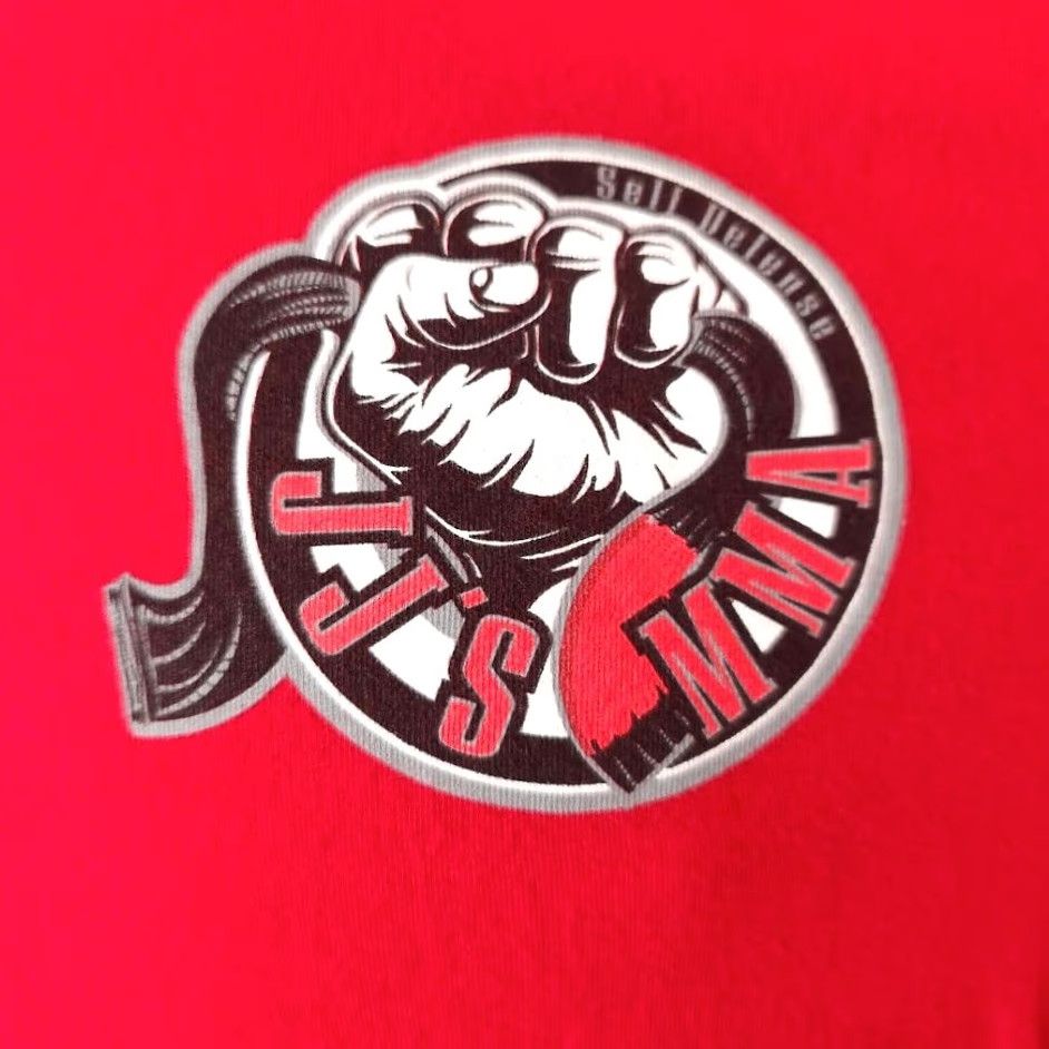 Next Level JJs MMA T Shirt Mens Size Small Red Self Defense Mixed Martial Arts Made In USA Size US S / EU 44-46 / 1 - 3 Thumbnail