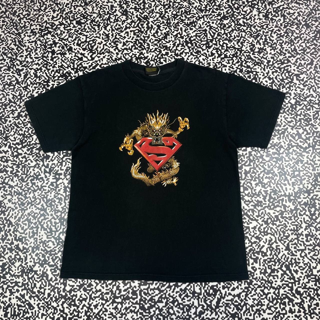 Vintage Vintage 1999 Superman Japanese Dragon T-shirt Movie Warner Size US M / EU 48-50 / 2 - 1 Thumbnail