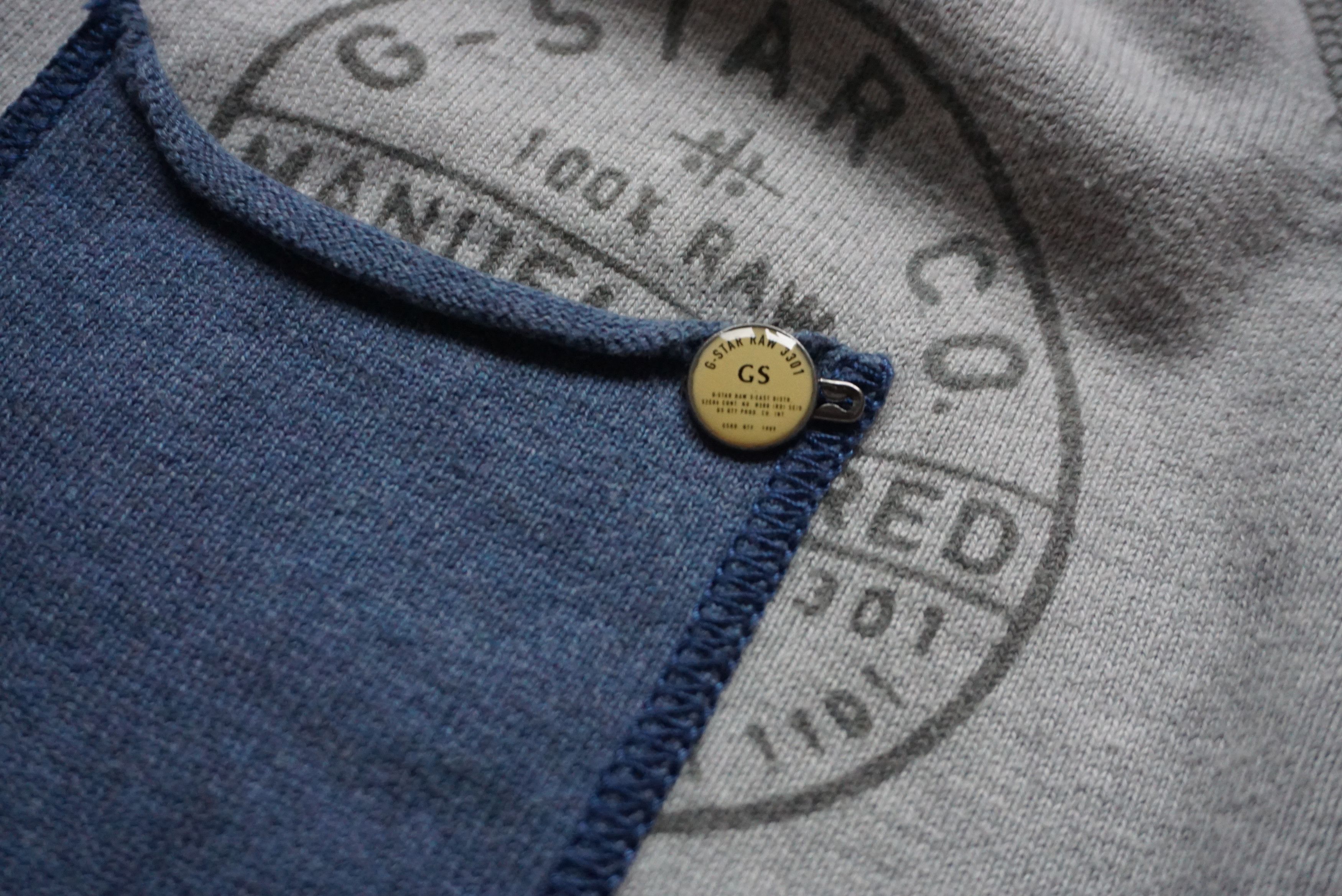 G-Star G-Star Raw V Neck top XL casual jumper knitted pullover Size US XL / EU 56 / 4 - 13 Thumbnail