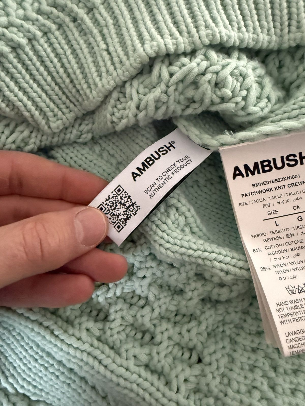 Ambush Design Ambush Knitted Jumper Size US L / EU 52-54 / 3 - 11 Thumbnail