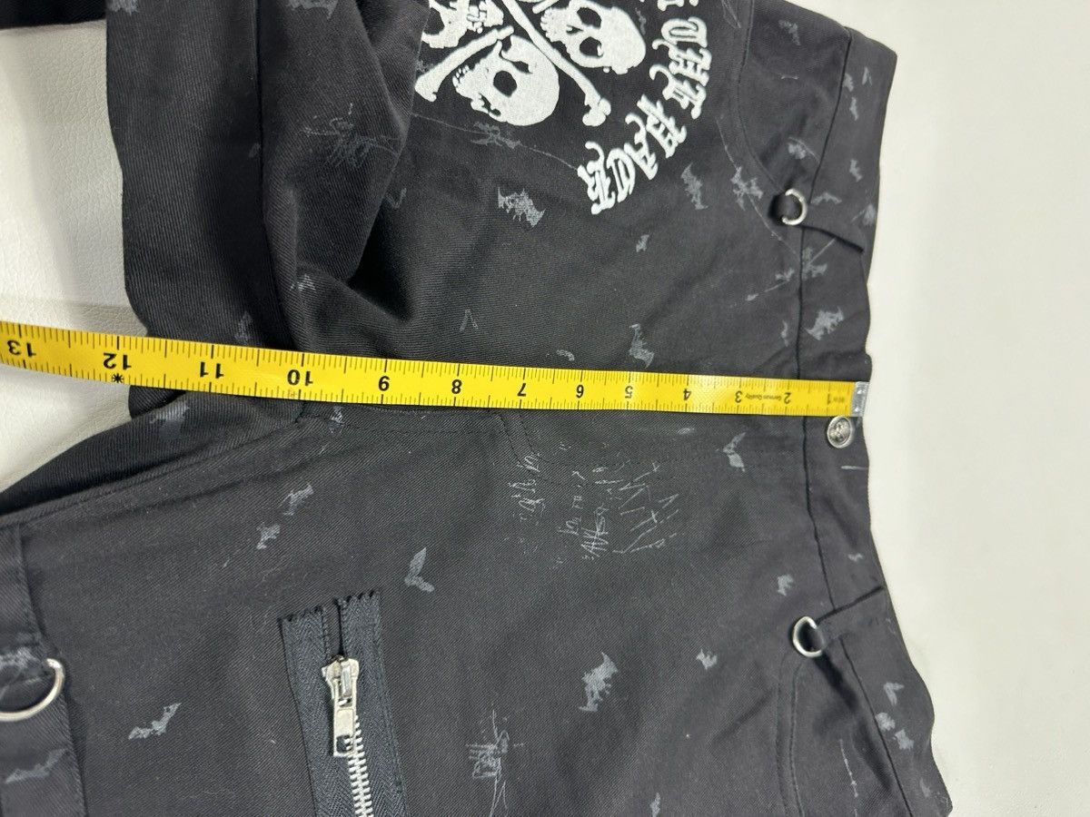 Other Punk Rock Bondge Skull Skeleton Poem Style Pants Size US 31 - 16 Thumbnail