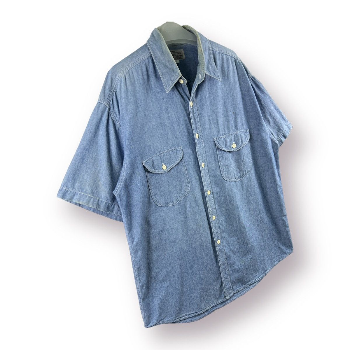 Ford × GQ 🔥 Chambrey JET FIGHTER AIR FORCE PILOT Shirt - L Size US L / EU 52-54 / 3 - 4 Thumbnail