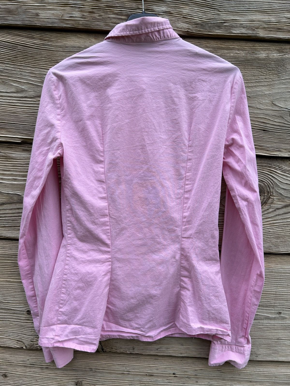 Dolce & Gabbana Dolce & Gabbana Long Sleeve Button Up Shirt In Pink Size S / US 4 / IT 40 - 5 Thumbnail