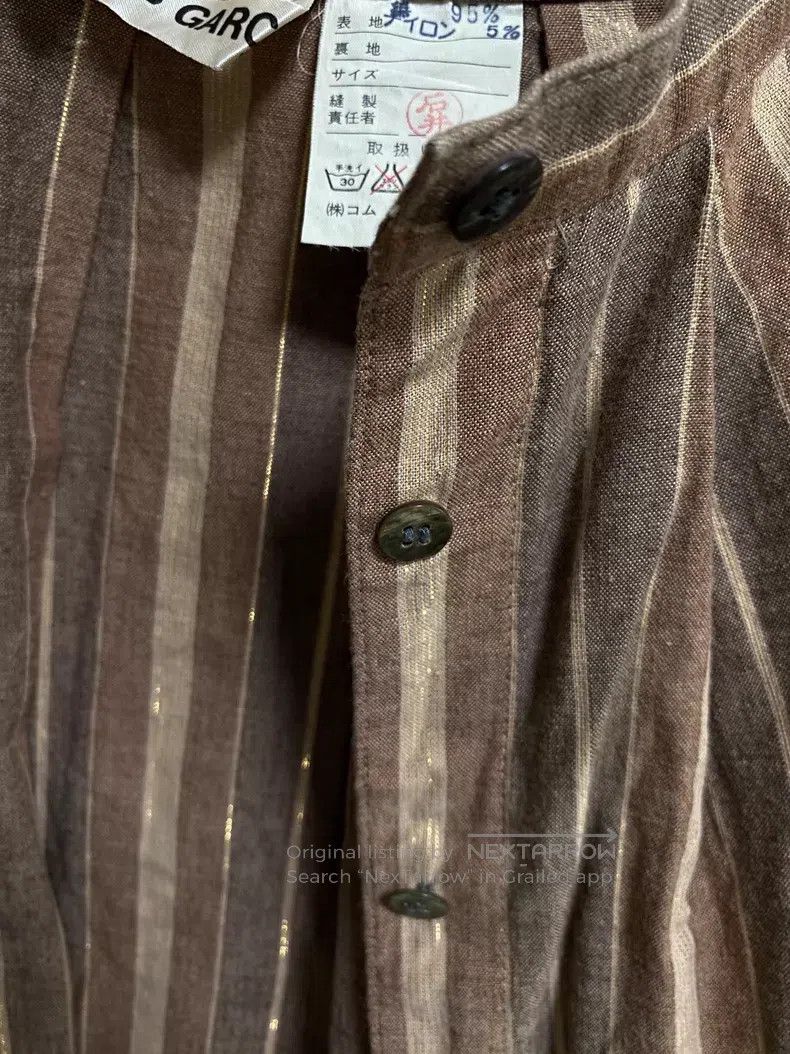 Comme des Garcons Comme des Garcons size F Early Gold Stripe Button Front Sk Size 22" - 3 Thumbnail