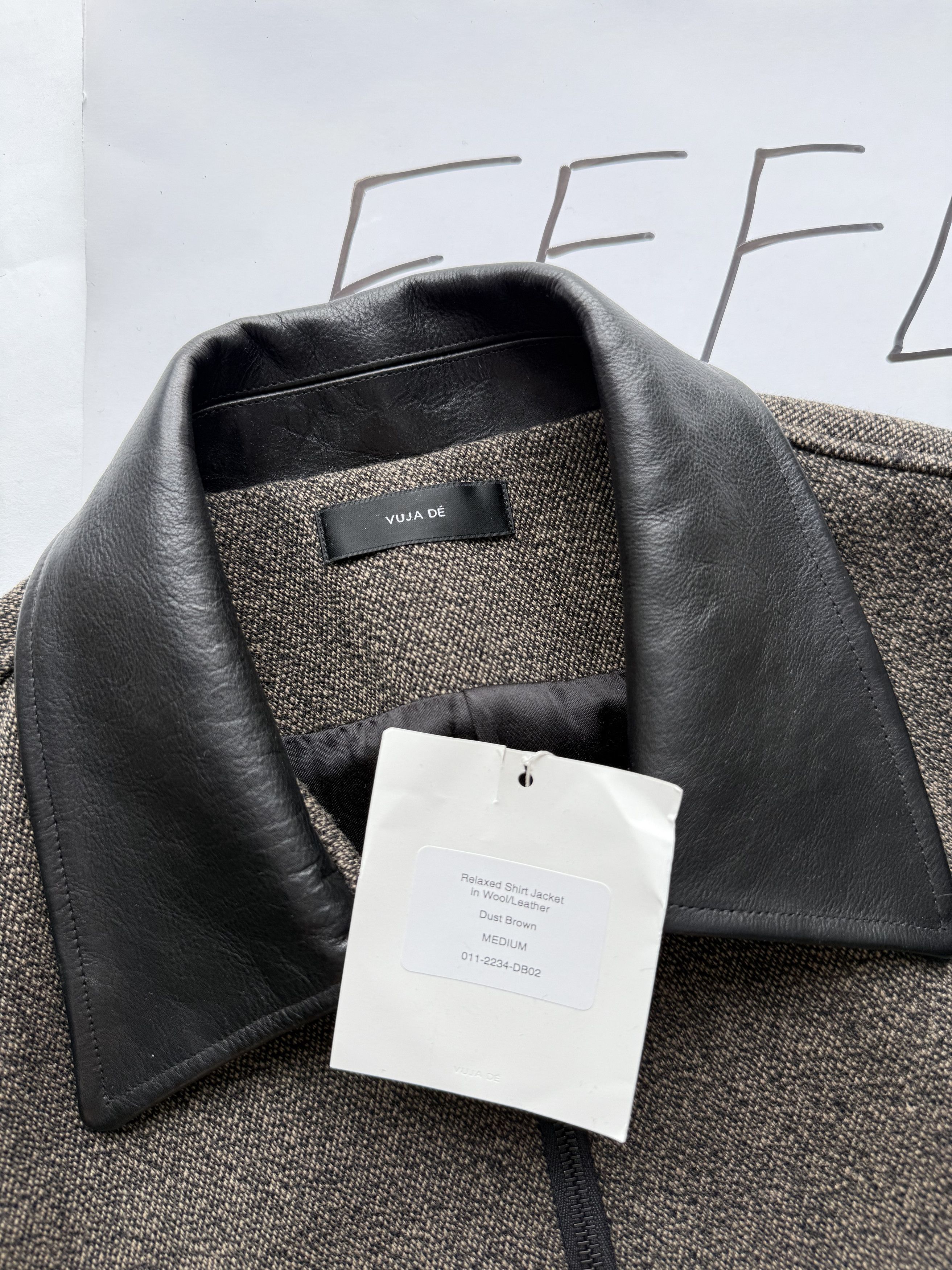Vuja De Vujade Dust Brown Relaxed Shirt Jacket Size US M / EU 48-50 / 2 - 4 Thumbnail