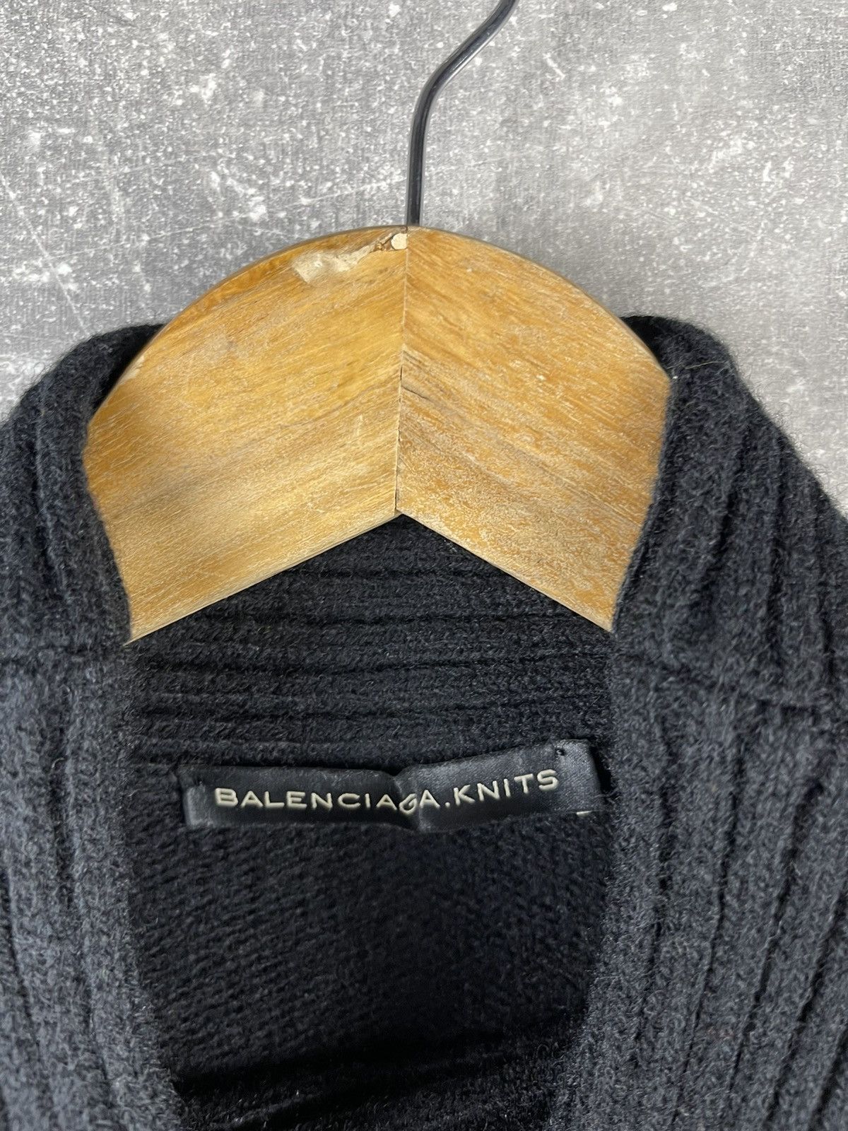 Balenciaga Balenciaga Knits Classic Wool Black Pullover Dress Sweater Size XS / US 0-2 / IT 36-38 - 11 Thumbnail