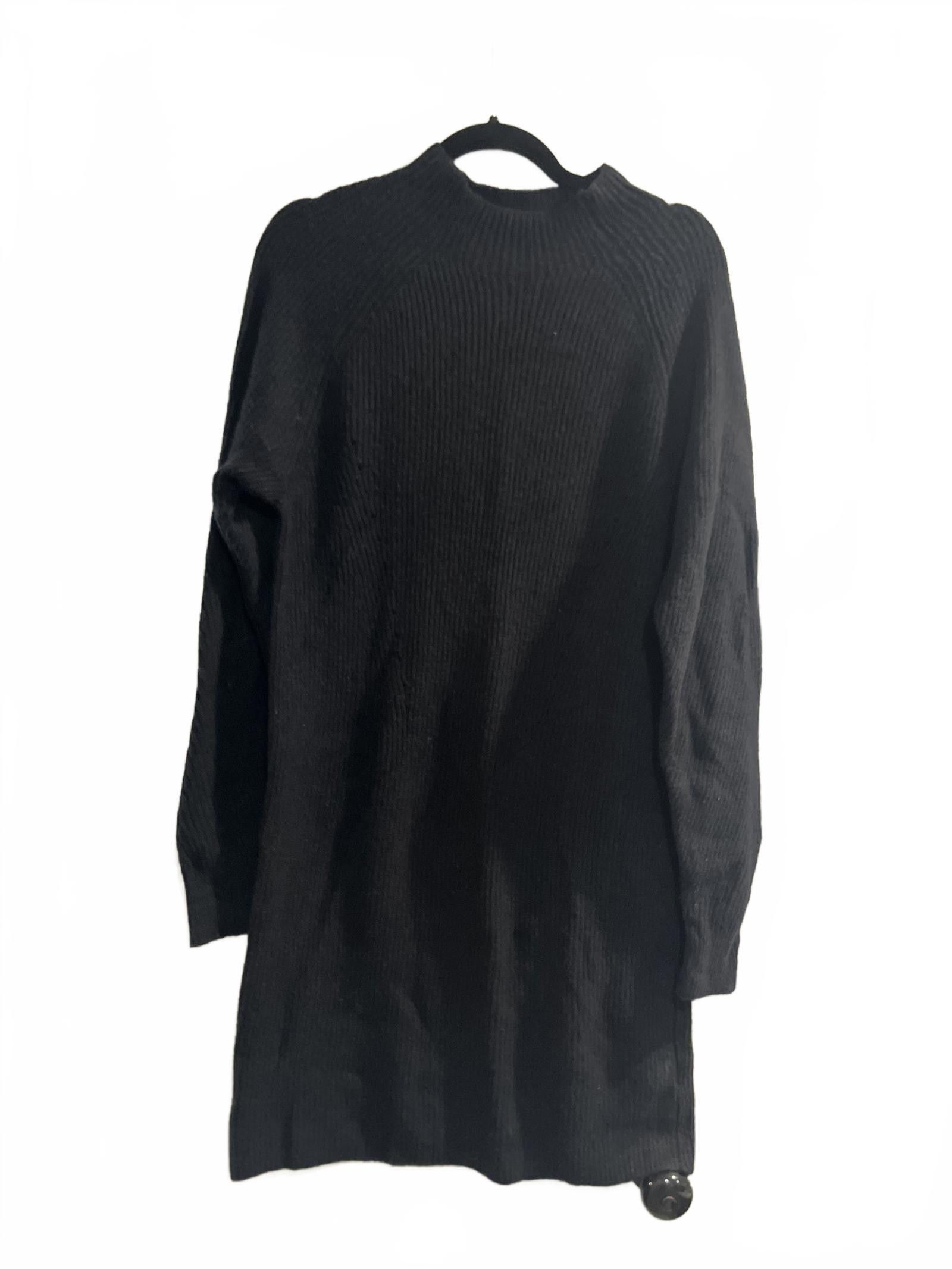 Abercrombie & Fitch Abercrombie & Fitch Black Knit Sweater Dress - Tall Large Size L / US 10 / IT 46 - 1 Thumbnail