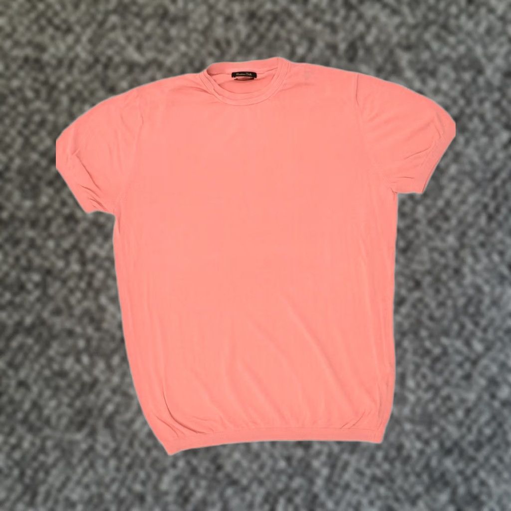 Massimo Dutti VINTAGE MASSIMO DUTTI Womens T-Shirt Top L Large Orange Cotton AF89 Size L / US 10 / IT 46 - 1 Thumbnail