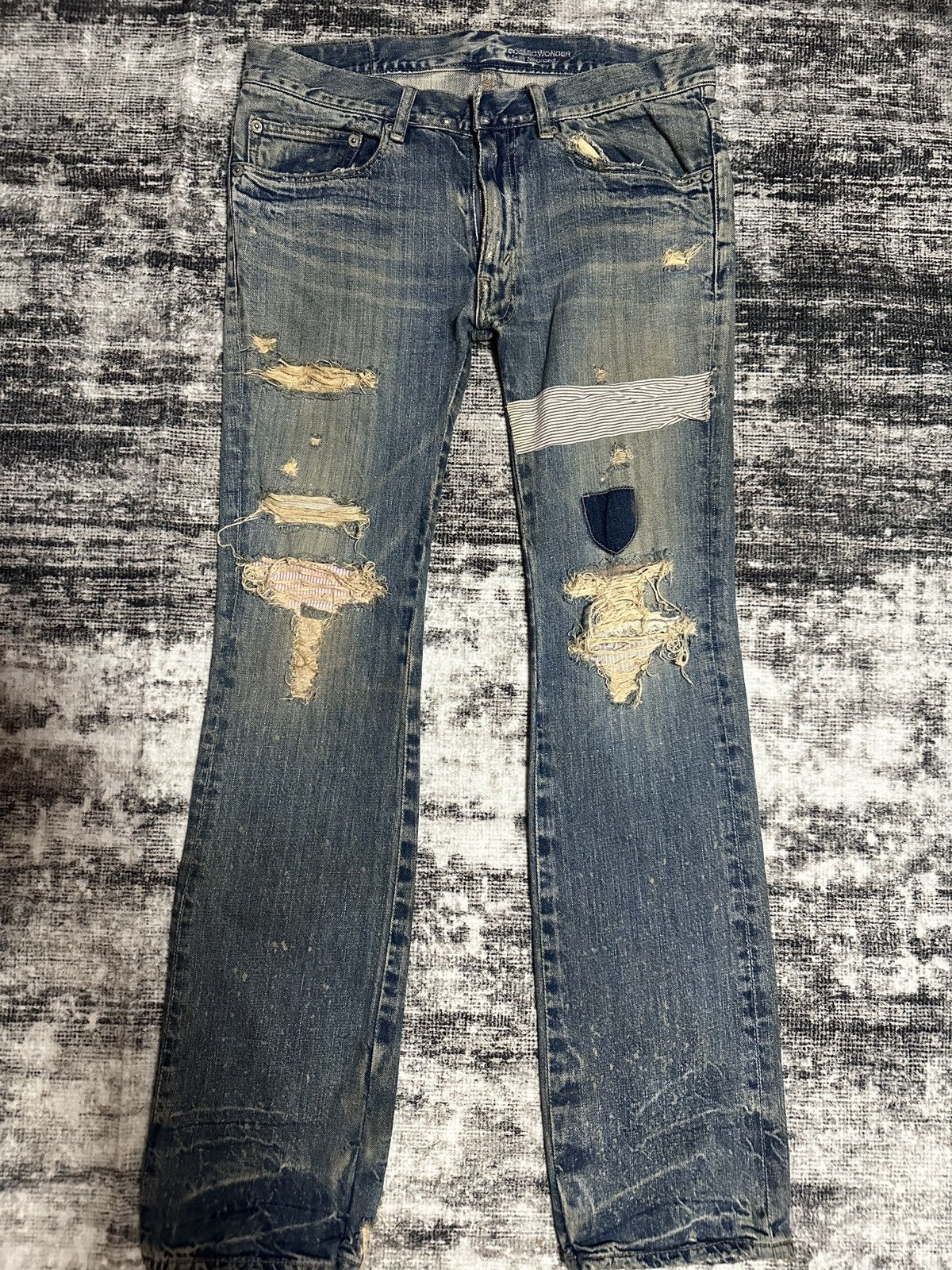 RARE!!VTG Cosmic Wonder Jeans Japanese Brand Washed Designer