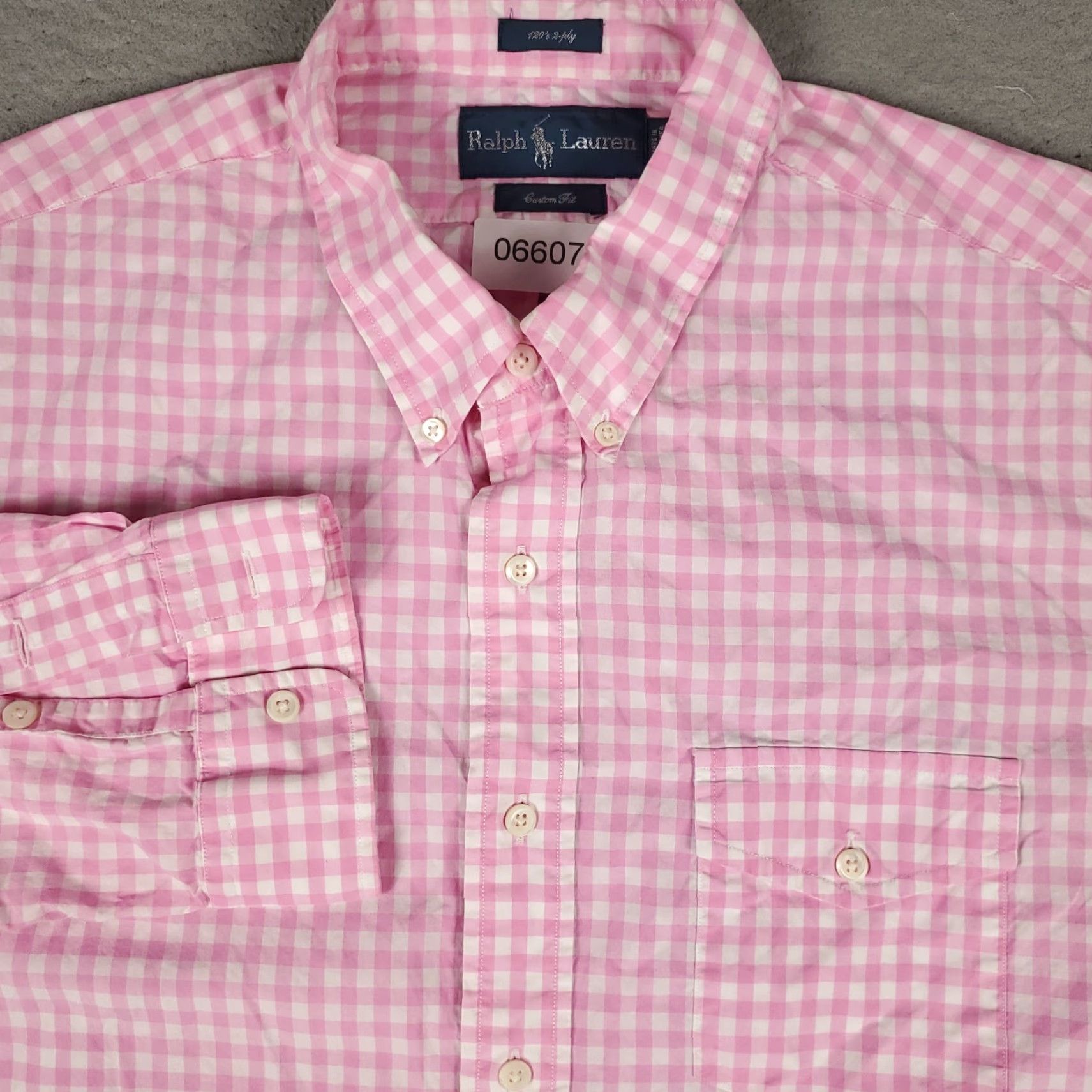 Ralph Lauren Ralph Lauren Shirt Mens XL Pink Check Pony Button Up Long Sleeve Size US XL / EU 56 / 4 - 2 Thumbnail