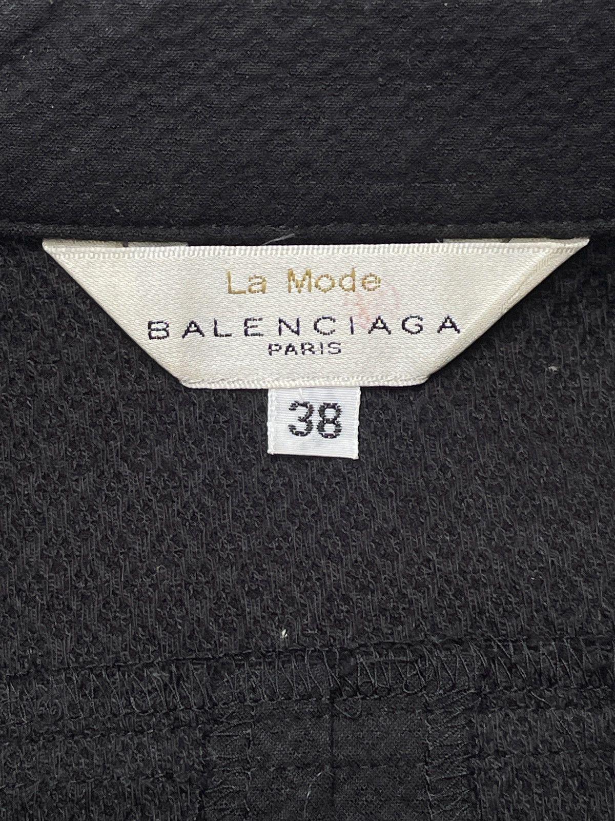Balenciaga Vintage Brand Balenciaga Crop Top 1990s Size XS / US 0-2 / IT 36-38 - 9 Thumbnail