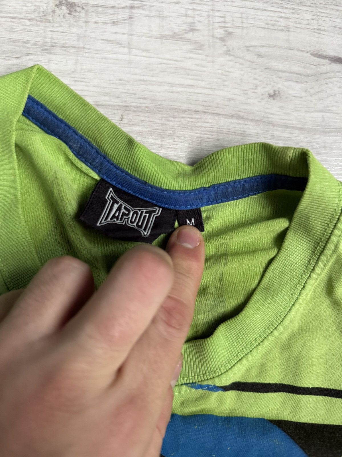 Affliction × Tapout Vintage Tapout Tee Green Logo T-shirt Size US M / EU 48-50 / 2 - 3 Thumbnail
