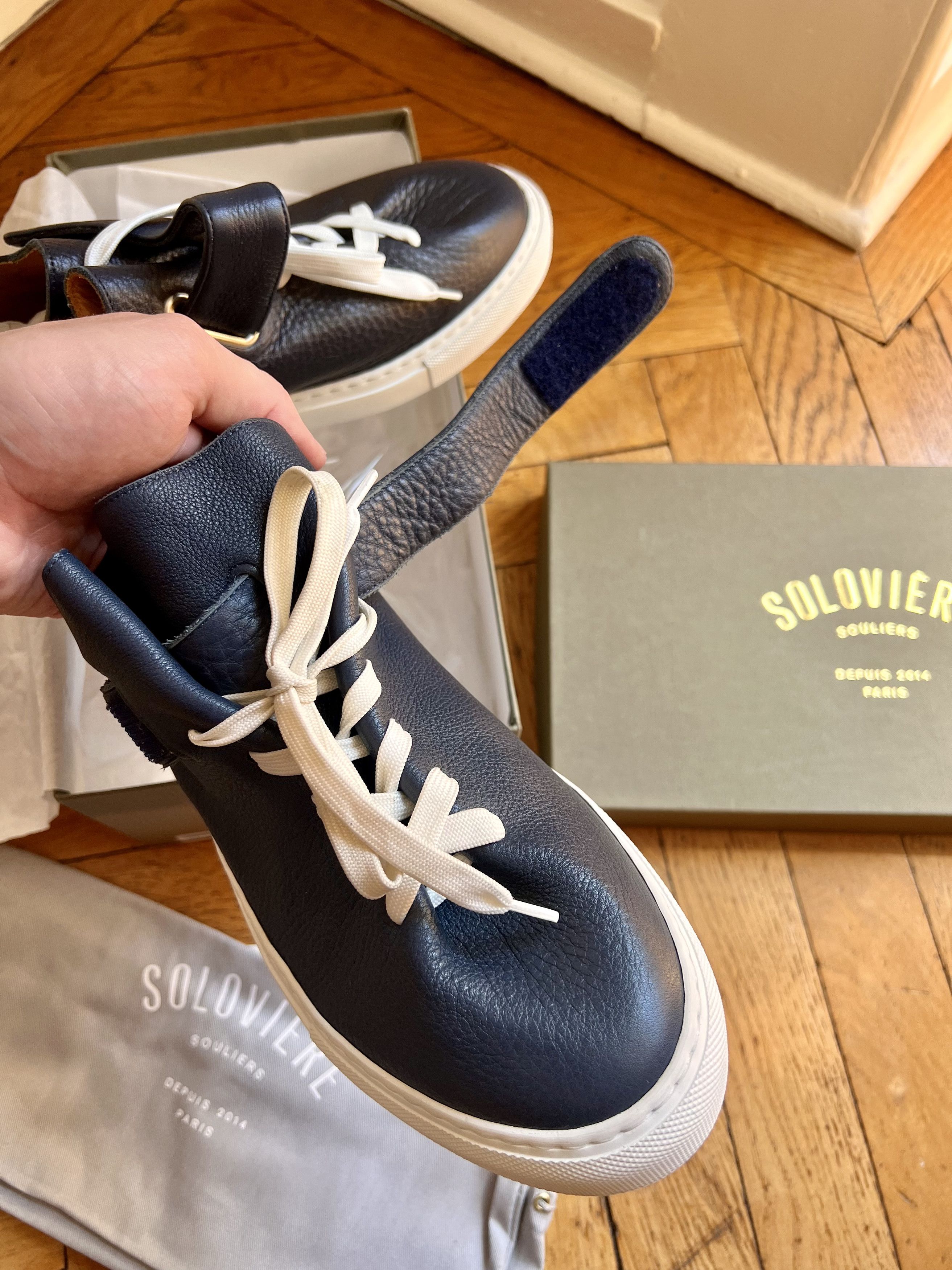 Jacques Soloviere × Saint Laurent Paris Calf leather Rodolphe sneaker Size US 9 / EU 42 - 13 Thumbnail