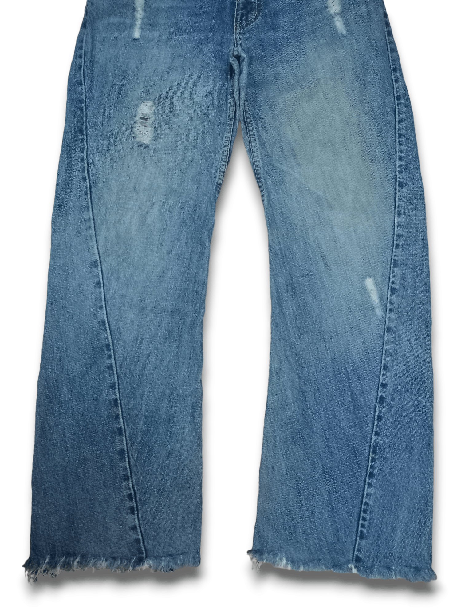 Quiksilver Vintage 90s Quiksilver Blue Wash Distressed Baggy Jeans Size US 30 / EU 46 - 8 Thumbnail
