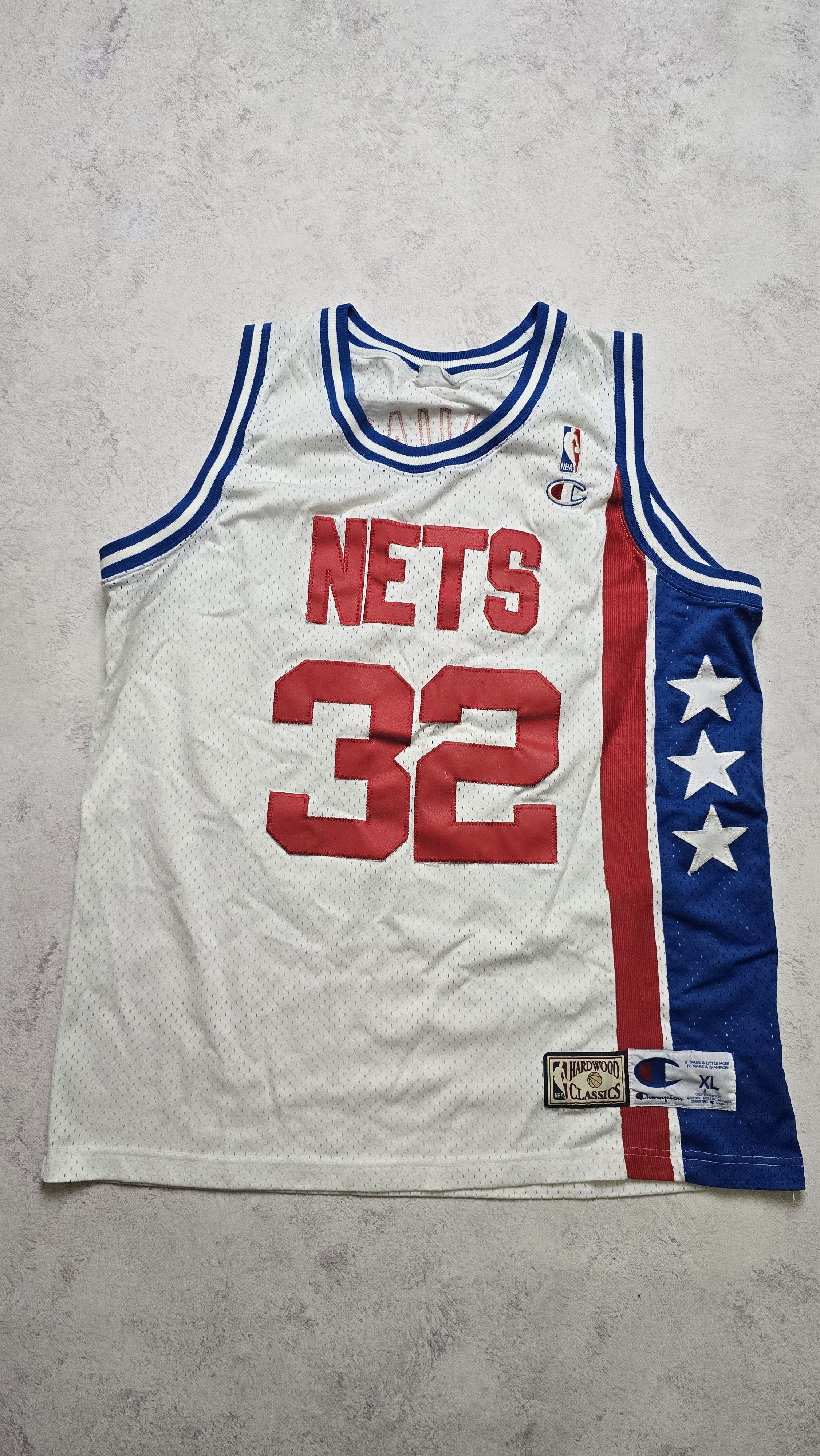 Champion Dr. J Julius Erving New York Nets ABA European Cut Jersey Size US XL / EU 56 / 4 - 1 Thumbnail