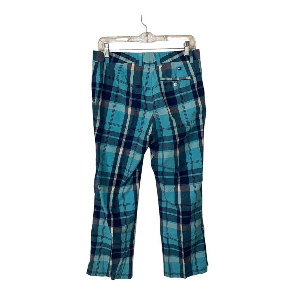 Tommy Hilfiger Tommy Hilfiger women's plaid cropped pants size 8 Size 30" / US 8 / IT 44 - 4 Thumbnail