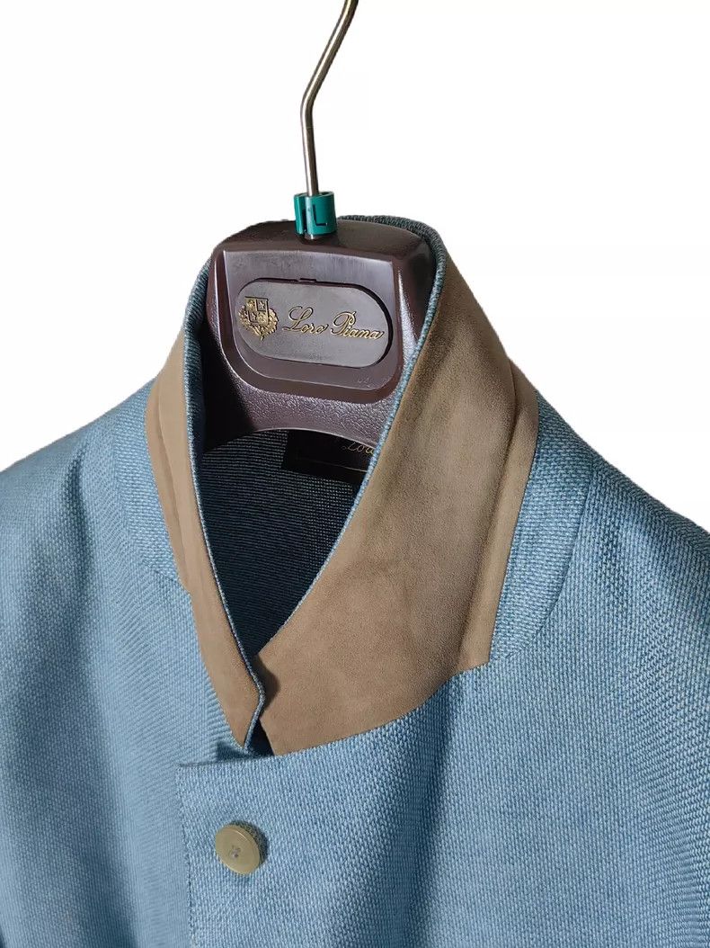 Loro Piana LORO PIANA Cashmere silk four-season leather casual coat Size XXL / US 16-18 / IT 52-54 - 5 Thumbnail